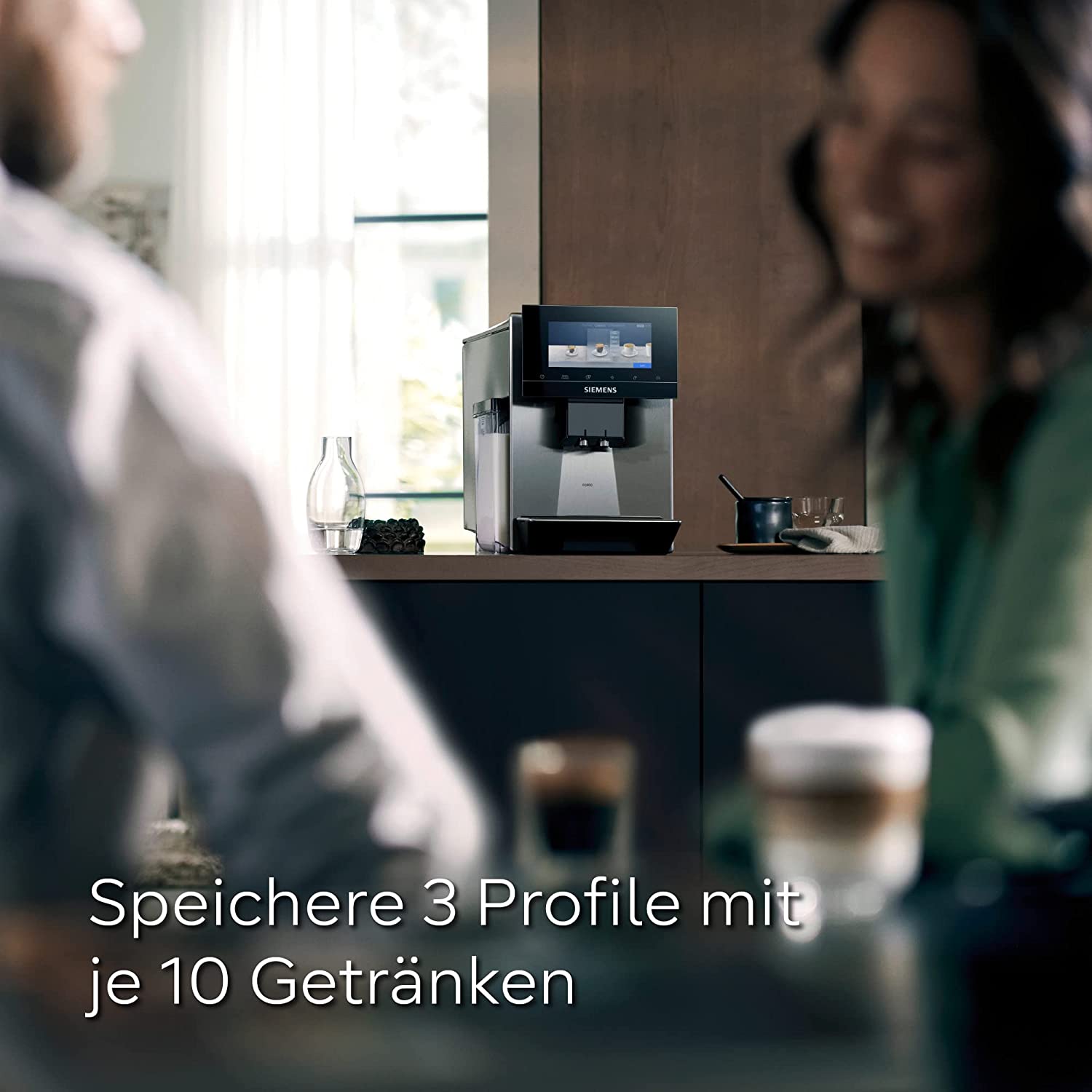 Siemens TQ903D03 Kaffeevollautomat, EQ900, Edelstahl