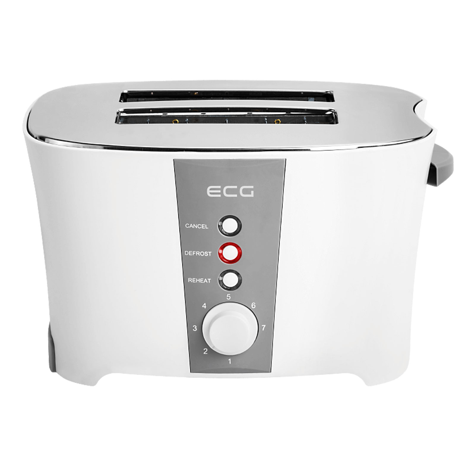 ECG ST 818 Toaster weiß / grau