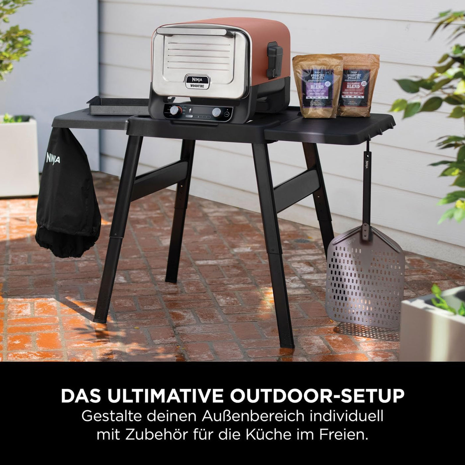 Ninja Woodfire 4718J800EUUK Höhenverstellbarer Grillständer