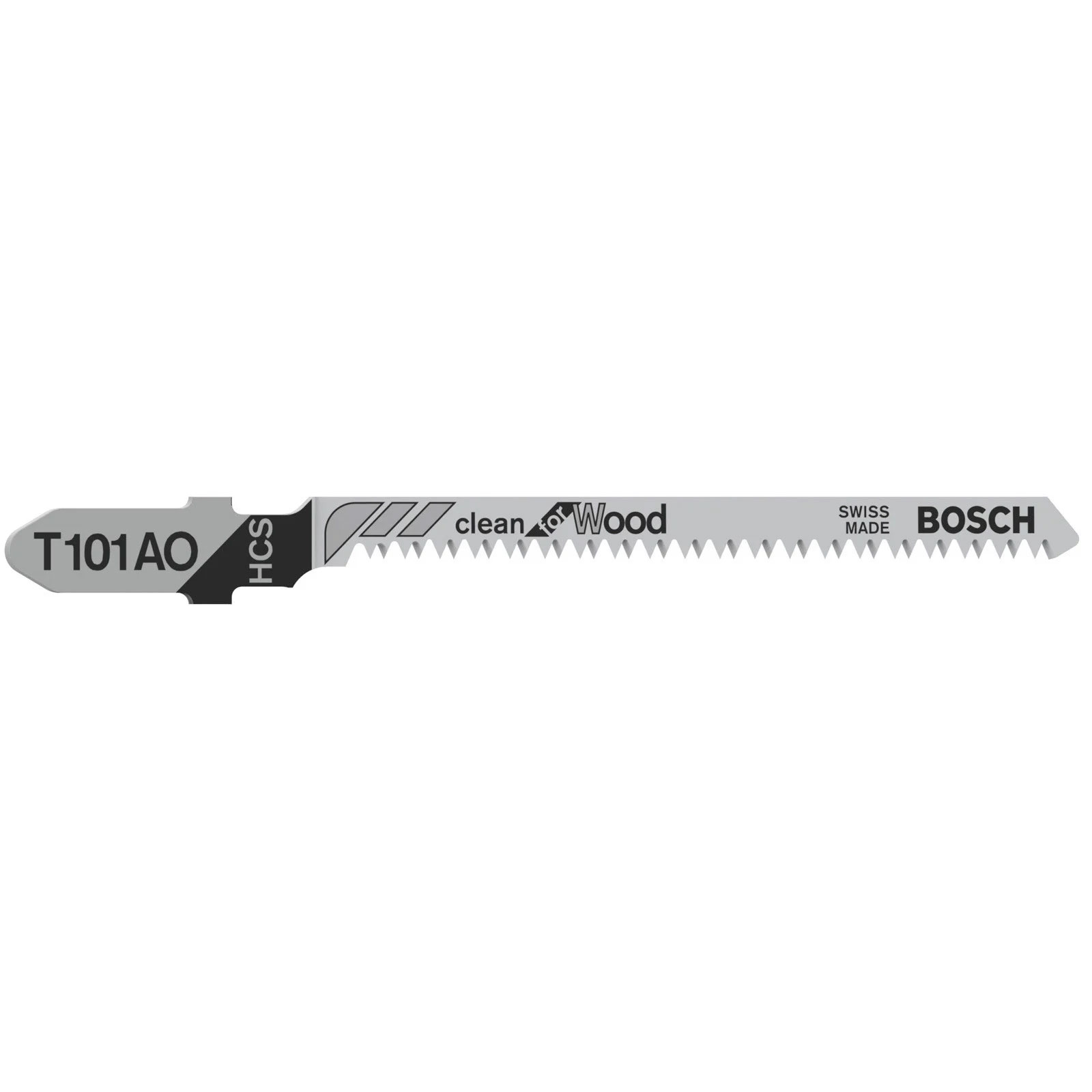 Bosch Professional Stichsaegeblatt T 101 AO Clean for Wood, 5er-Pack