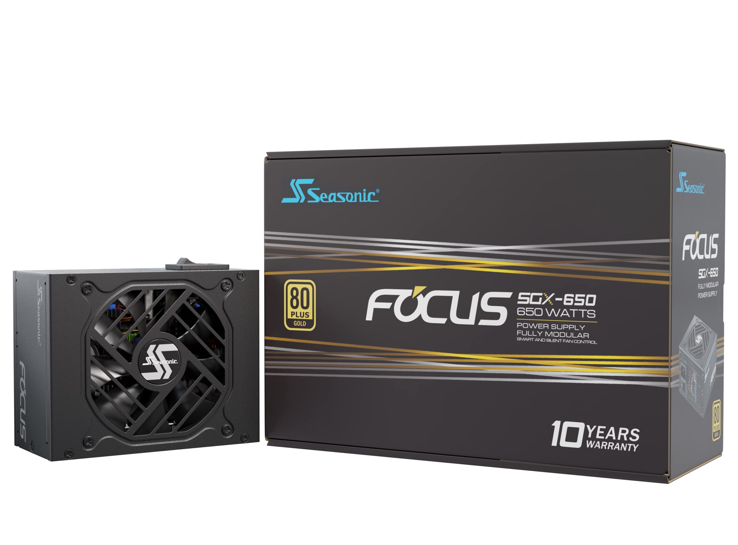 Seasonic PC-Netzteil - Focus SGX-650 80+ Gold (2021) - 12V, 650 Watt