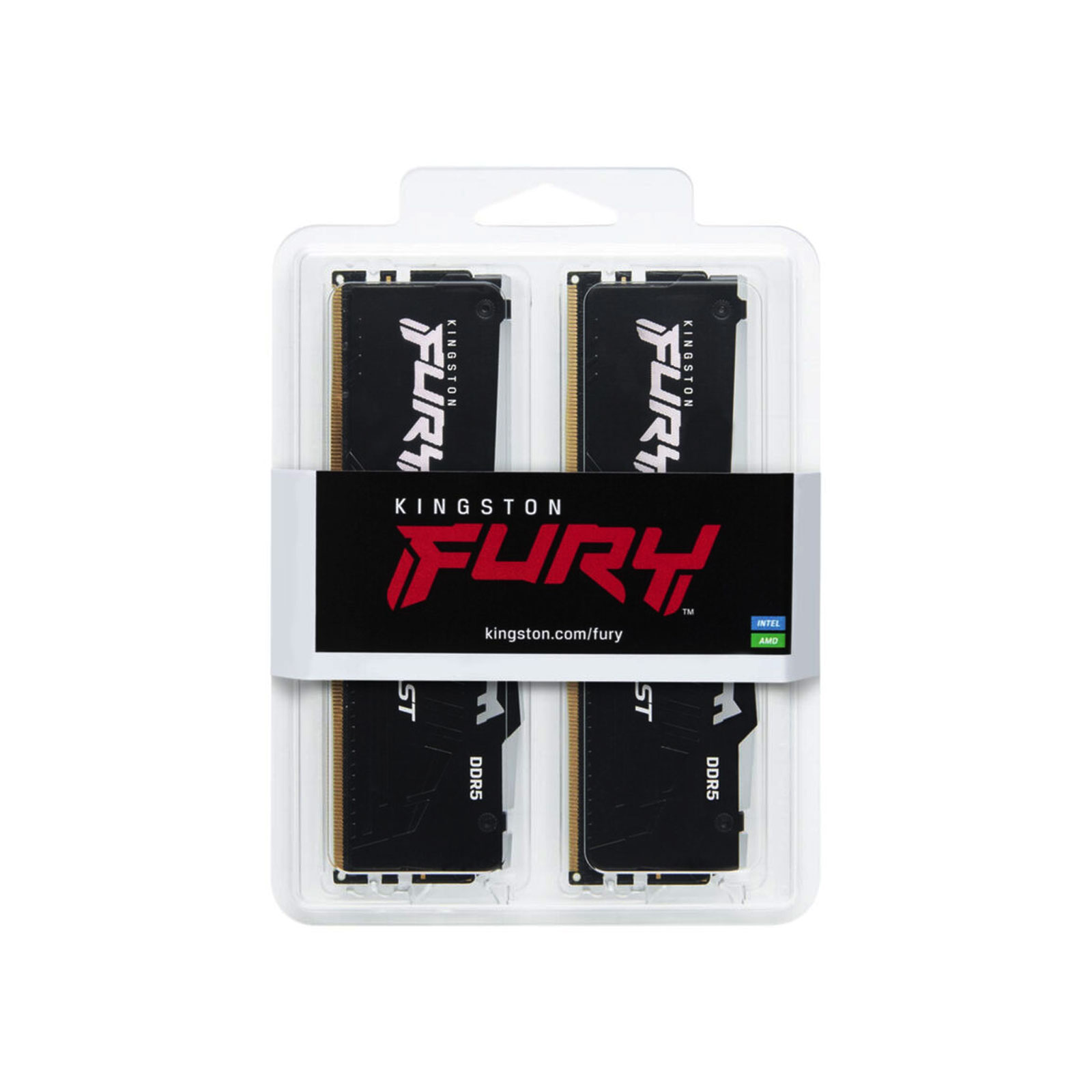 KINGSTON DDR5 16GB KIT 2x8GB PC 5200 Kingston FURY Beast RGB KF552C40BBAK2-16 Arbeitsspeicher