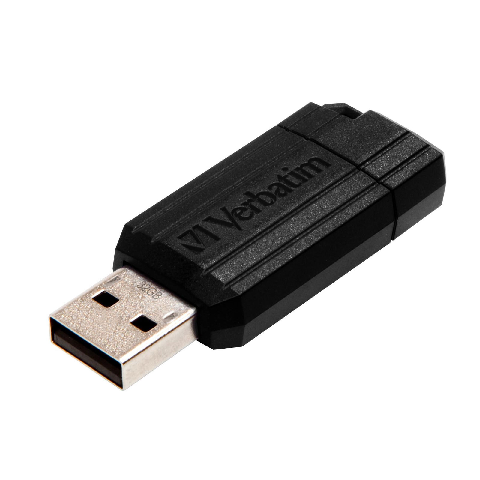 VERBATIM PinStripe USB 2.0 32 GB schwarz USB-Stick