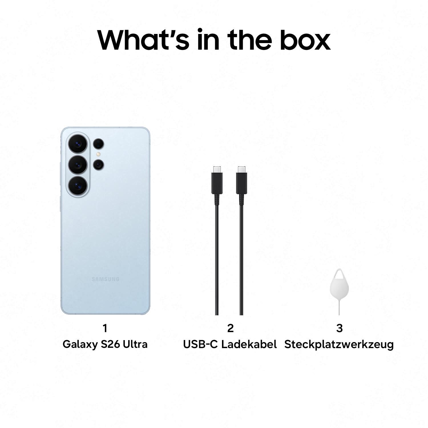 Samsung Galaxy S26 Ultra 256GB Sky Blue Smartphone