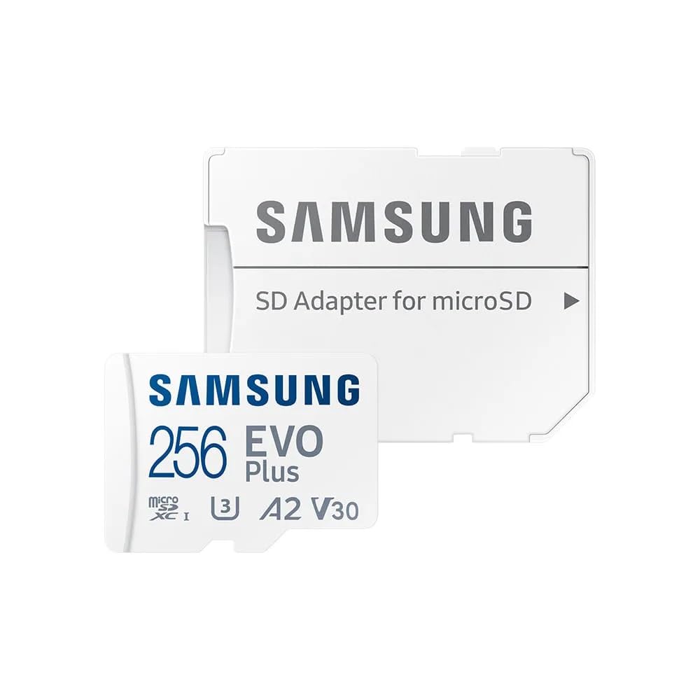 Samsung EVO Plus microSD-Speicherkarte (2024) (inkl. SD Adapter) - 256 GB