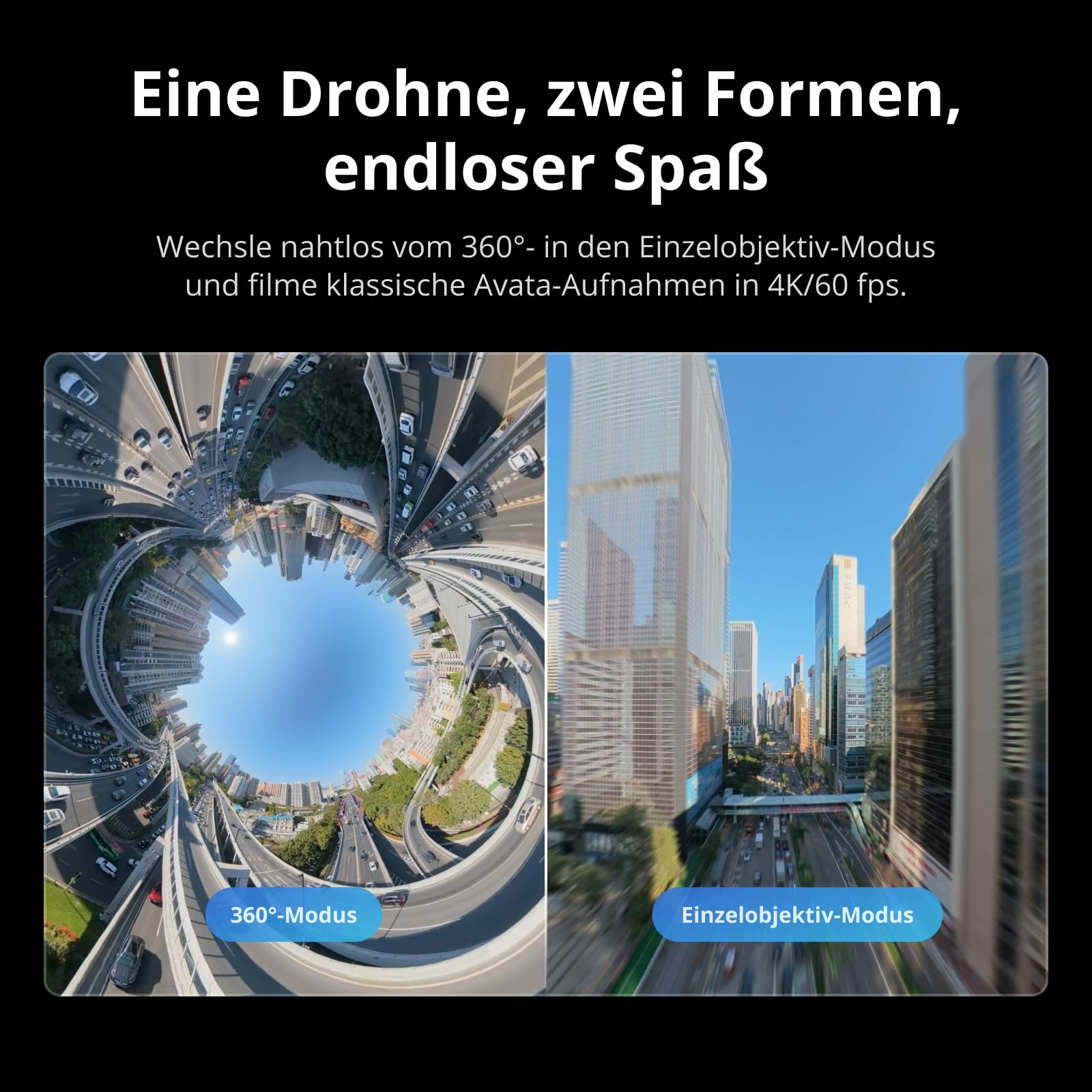 dji Avata 360 (dji RC 2) Drohne mit Kamera