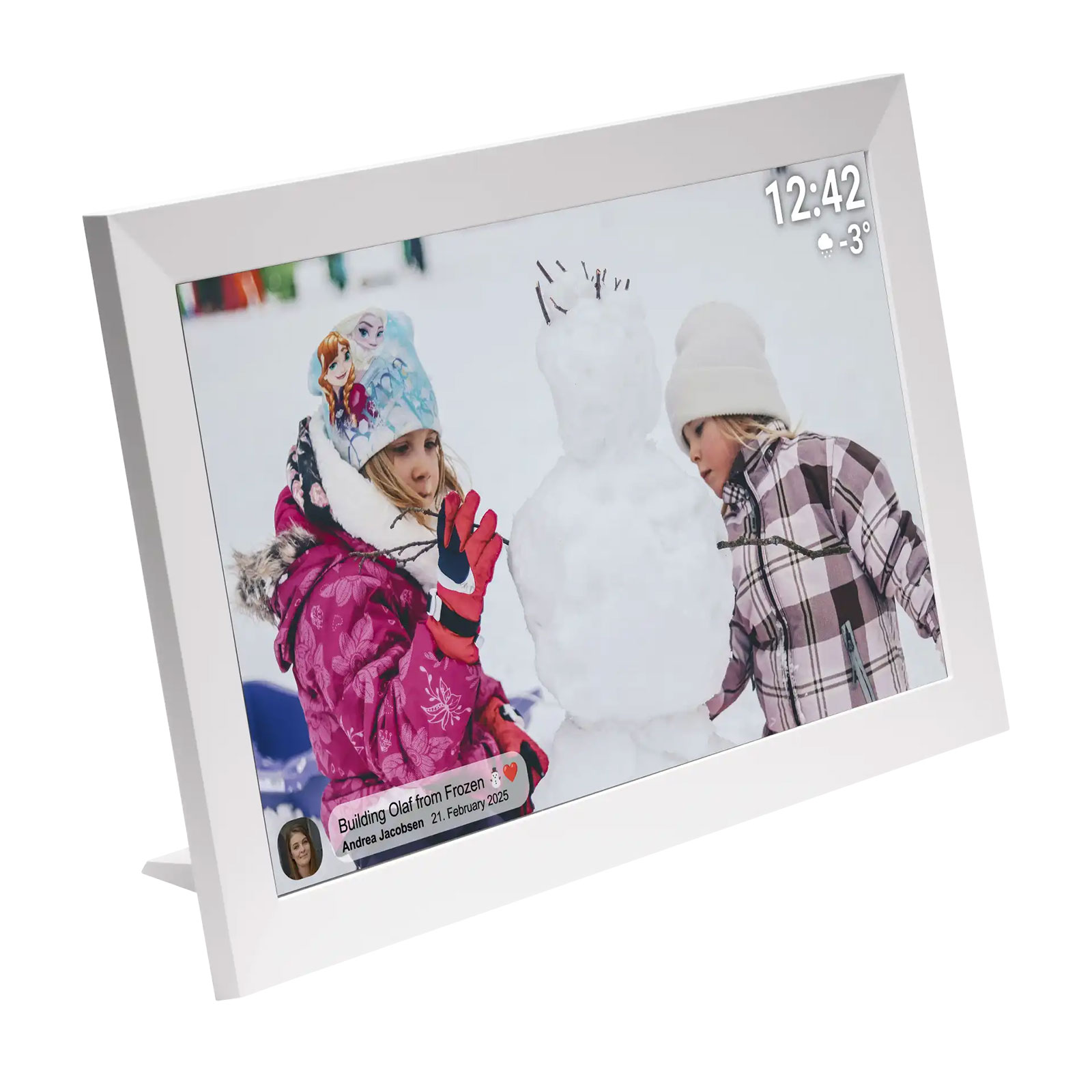 DENVER PFF-1504W Digitaler Bilderrahmen (15,6")