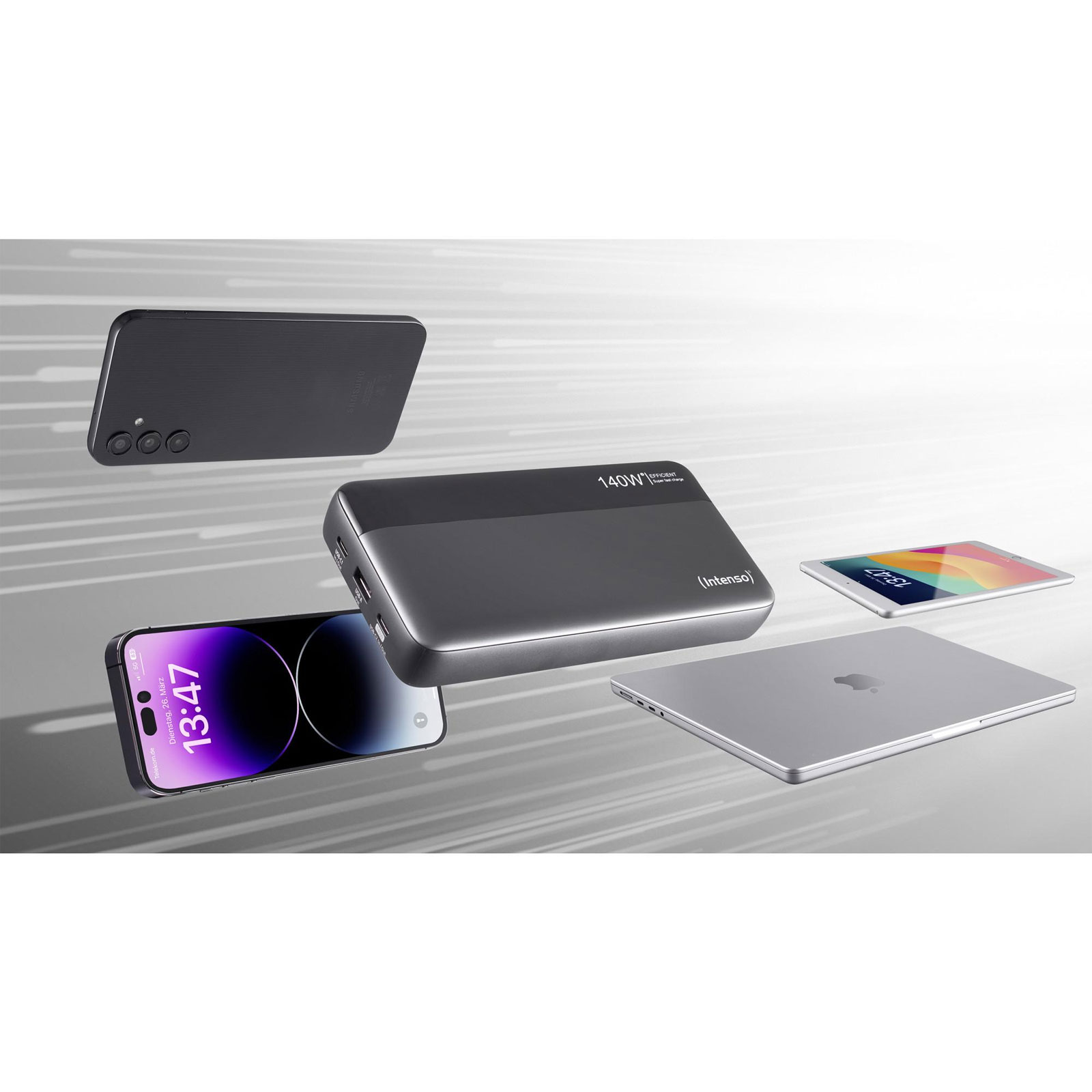 INT POWERBANK HE25000 PD3.0 GY INT POWERBANK HE25000 PD3.0 GY