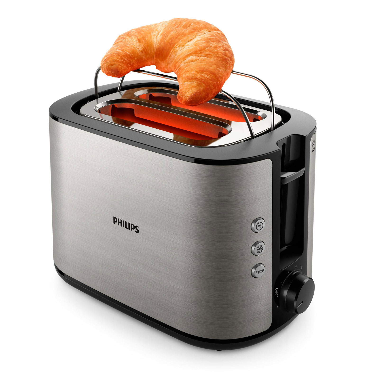 PHILIPS HD 2650/90 Toaster Viva Edelstahl