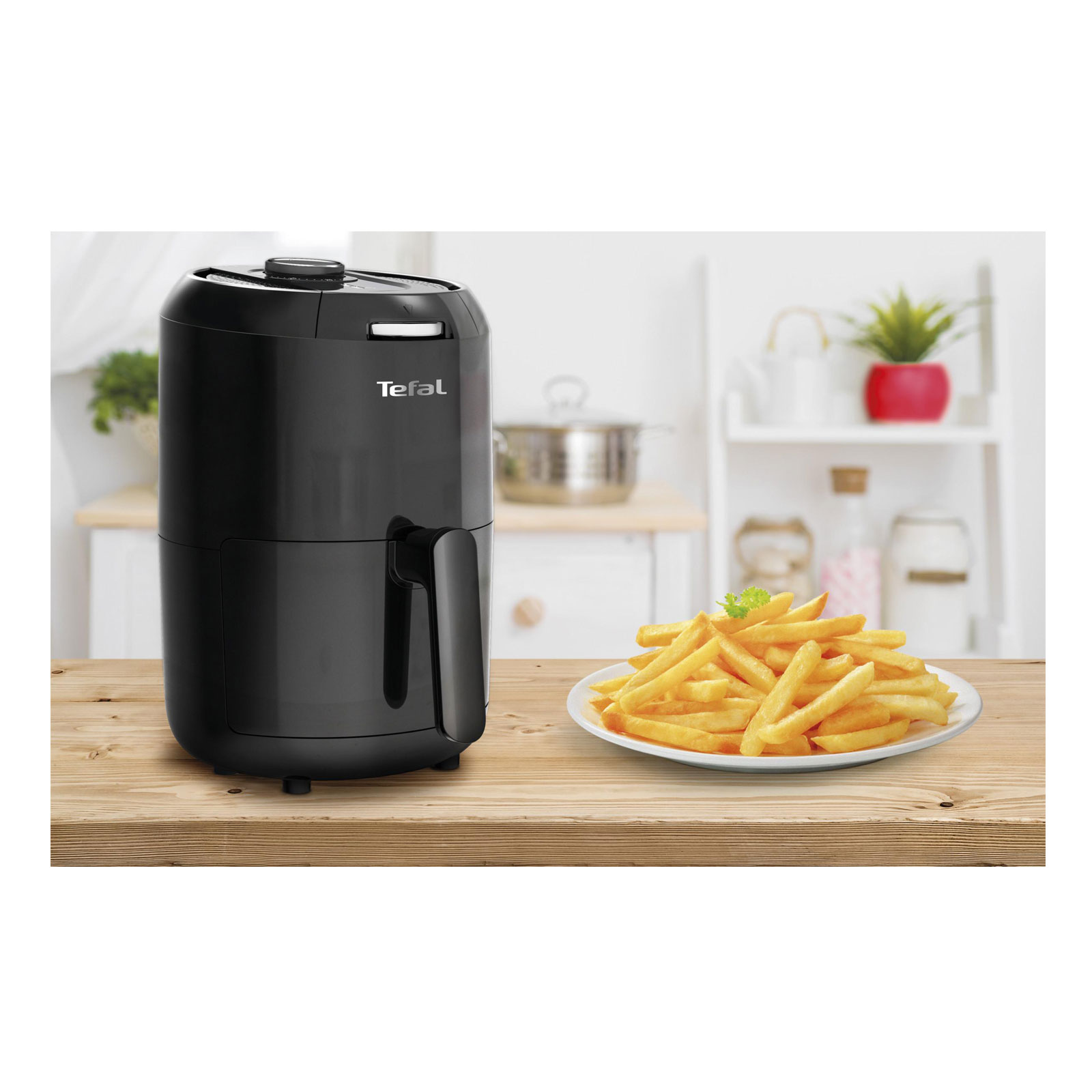 TEFAL EY 1018 Easy Fry Compact Heißluft-Fritteuse schwarz
