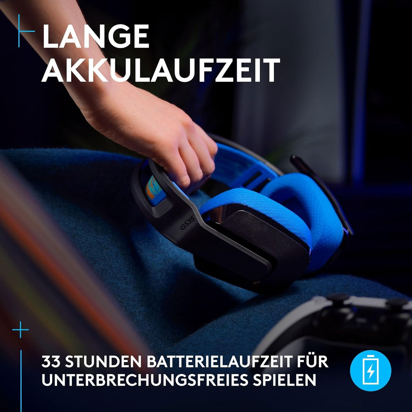 Logitech G535 LIGHTSPEED Kabelloses Gaming-Headset