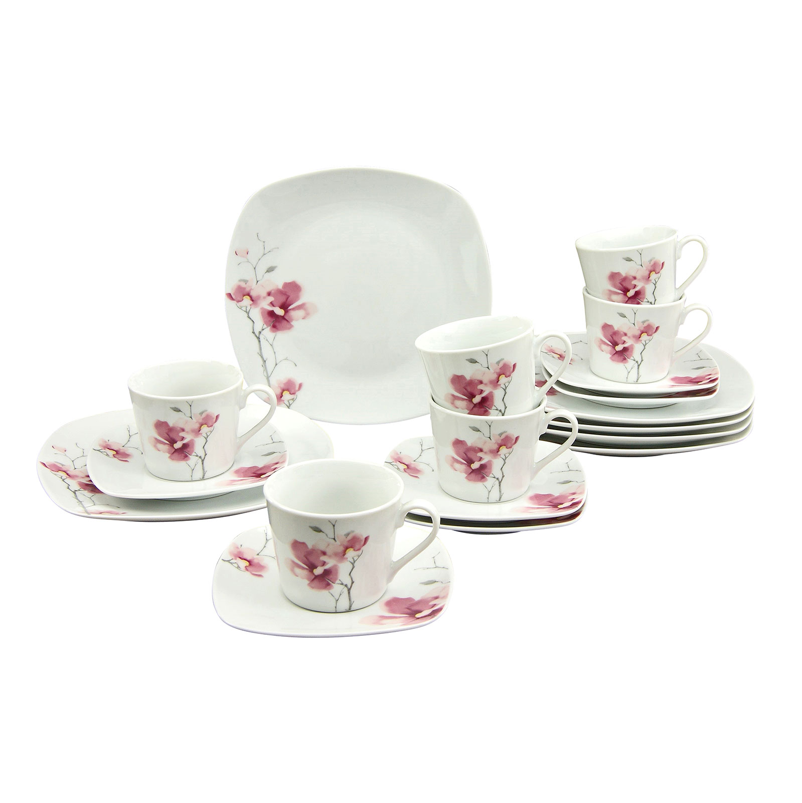 CreaTable, 20193, Serie Amelie AIKO, Geschirrset Kaffeeservice 18 teilig CreaTable, 20193, Serie Amelie AIKO, Geschirrset Kaffeeservice 18 teilig