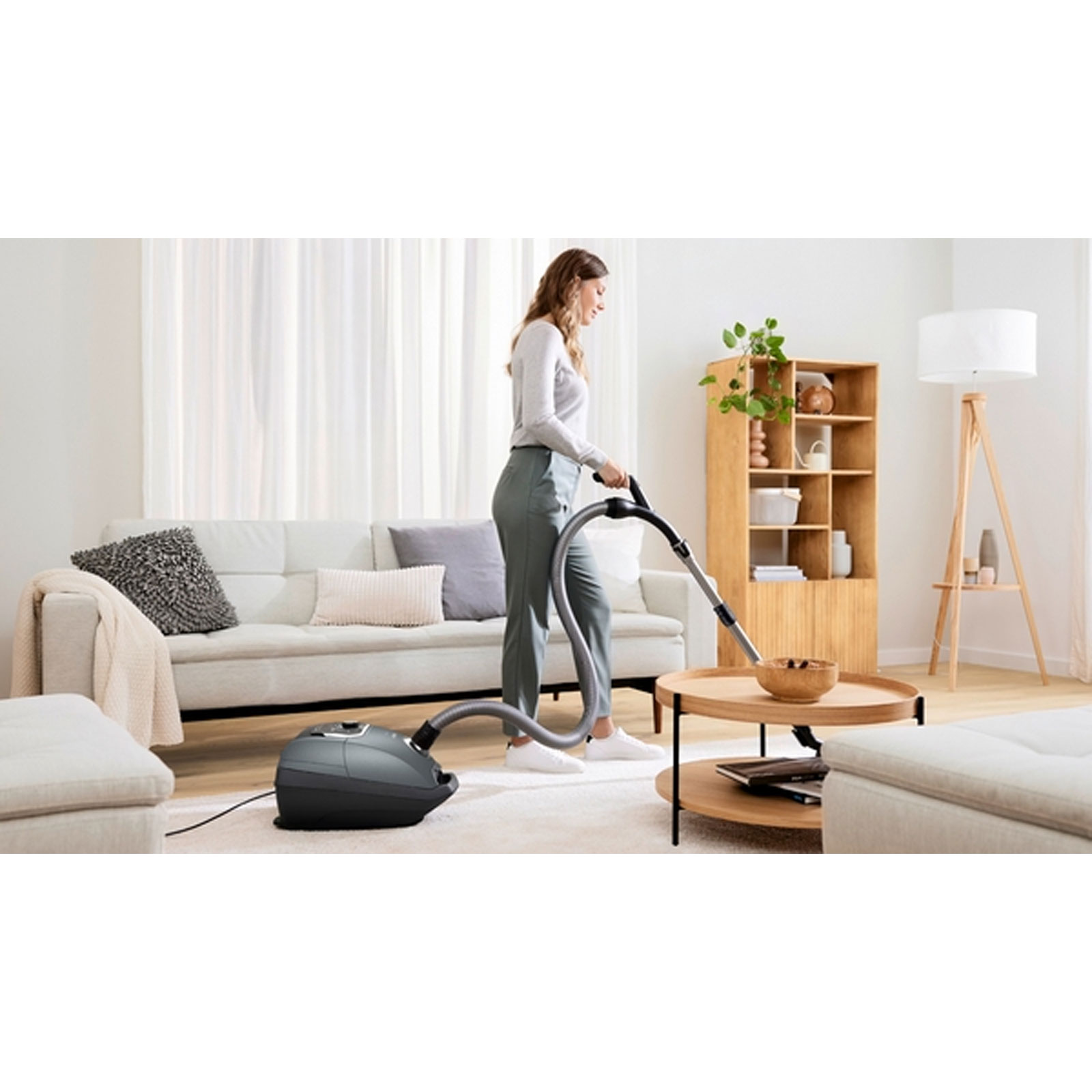 Bosch BGL75XPRQ Serie 8, Staubsauger mit Beutel, ProSilence, Grau