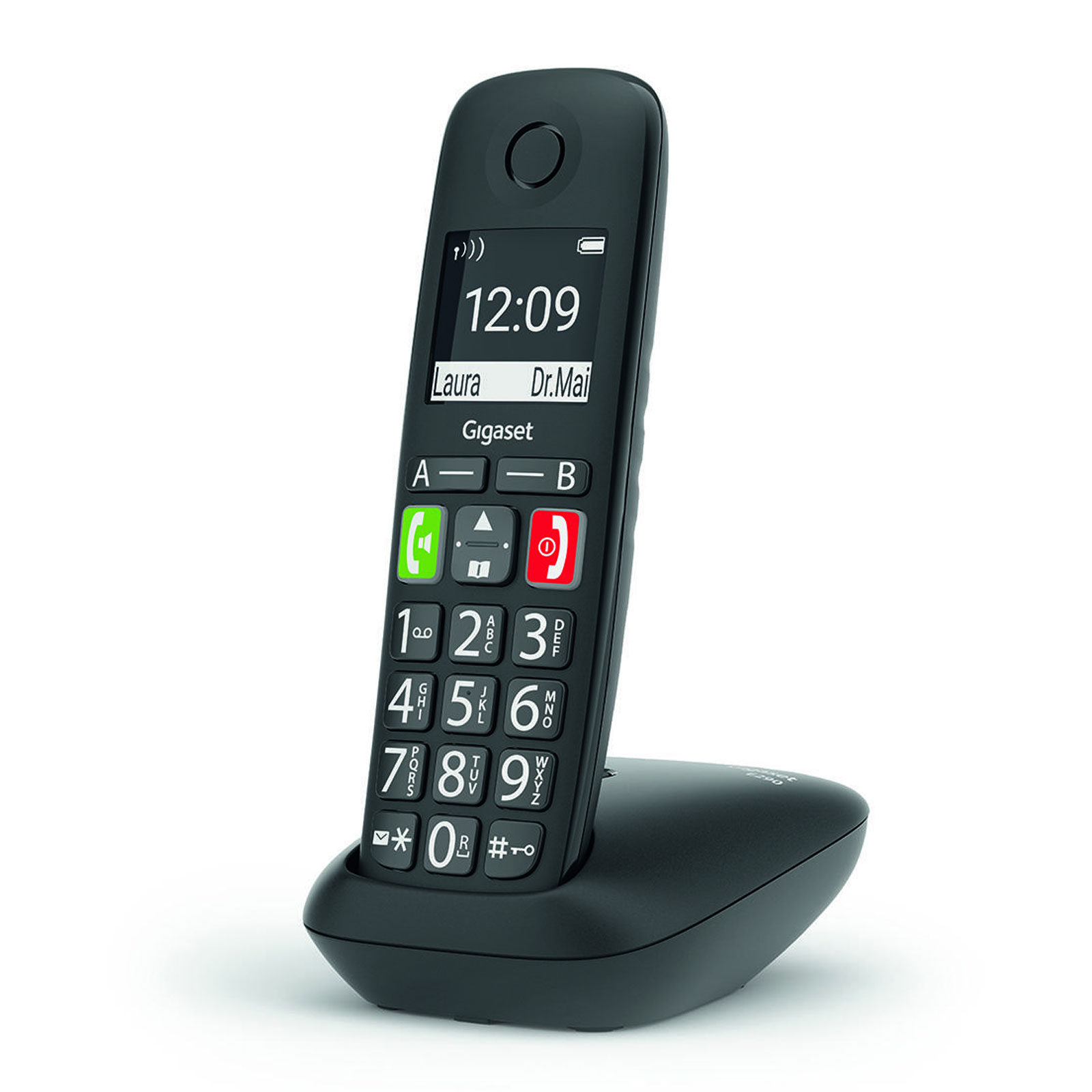 Gigaset E 290 DECT-Telefon schwarz