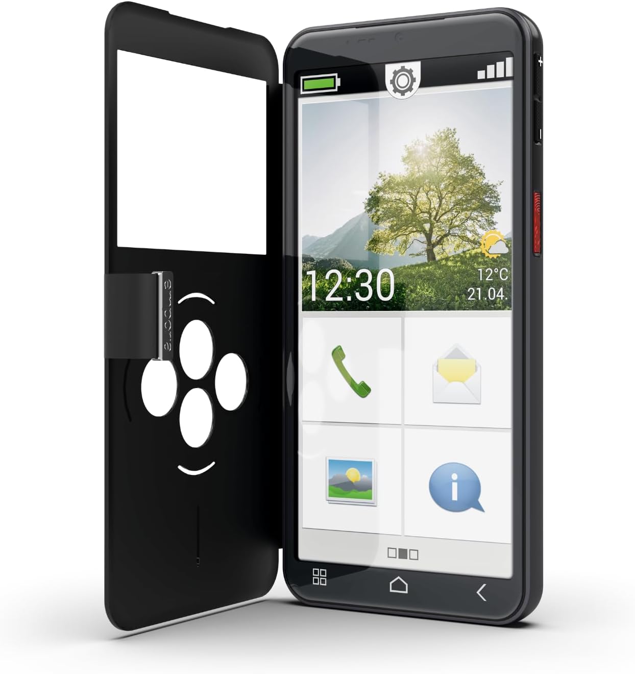 Emporia Smartcover Kunstleder Handyhülle