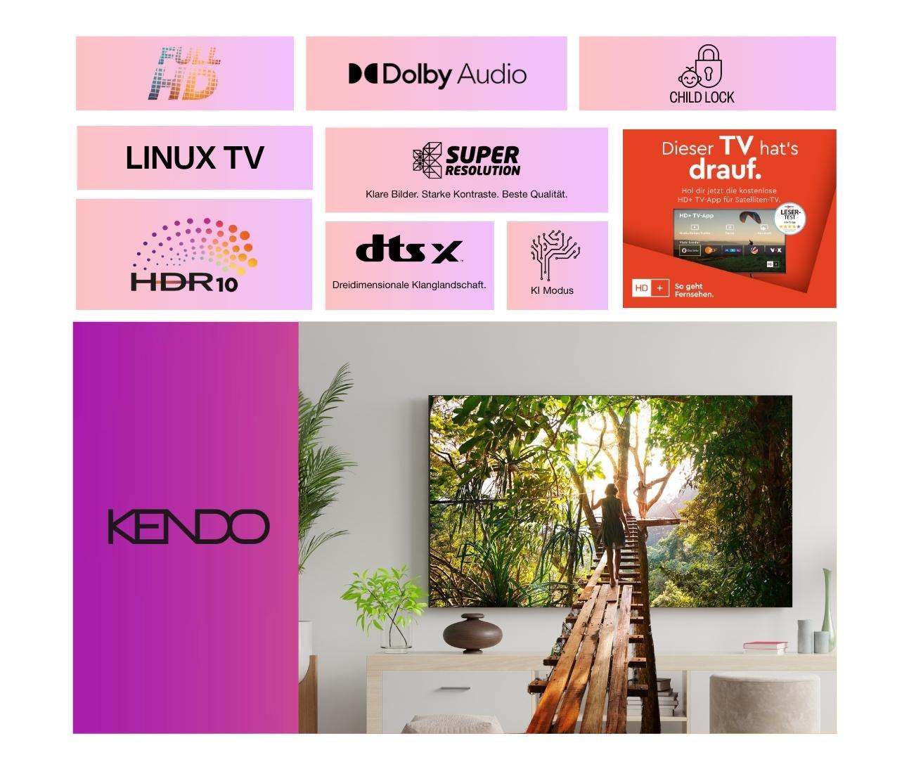 KENDO 32 LED 5251 W LED TV KENDO 32 LED 5251 W LED TV