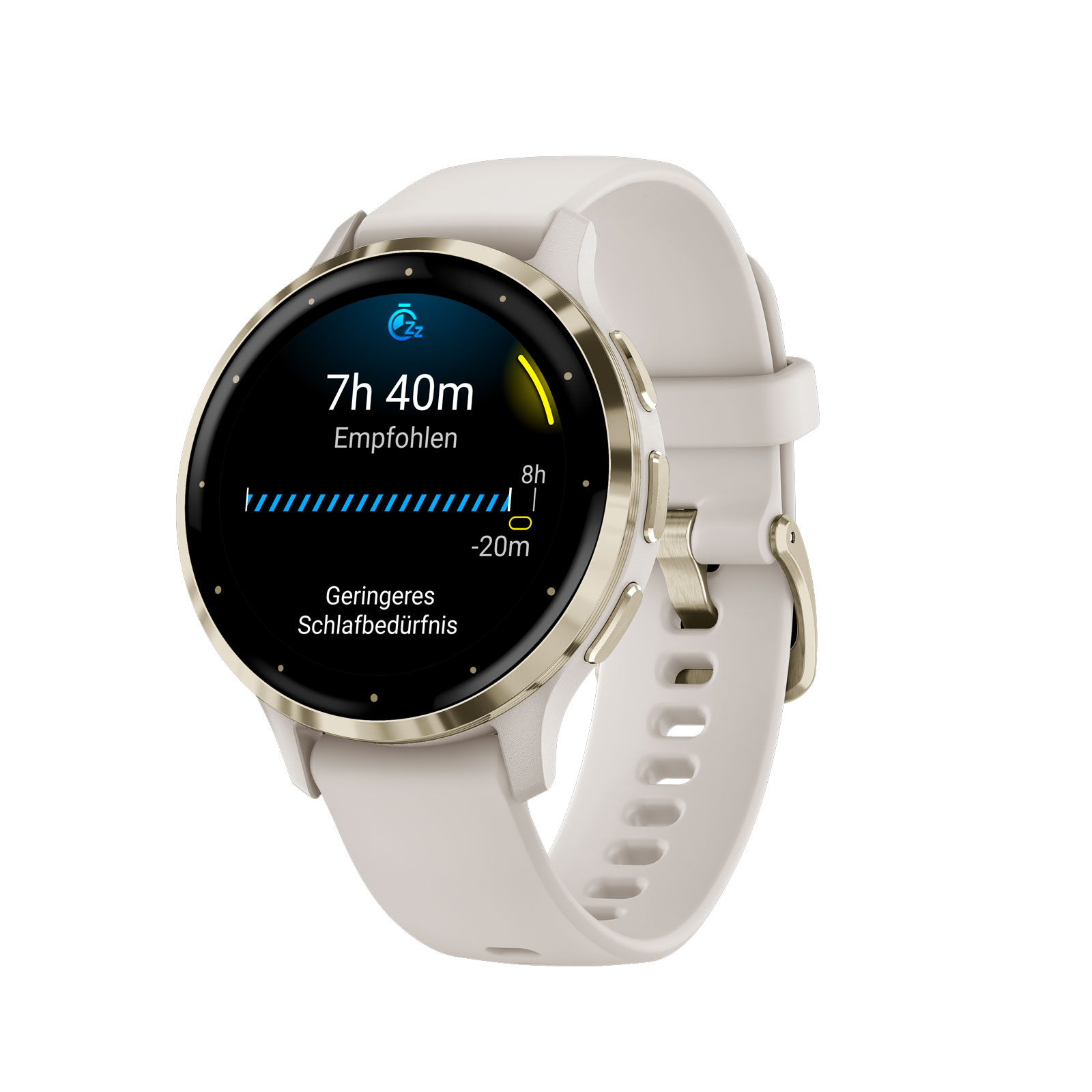 Garmin VENU 3S Kieselgrau/Schiefergrau Smartwatch (Herzfrequenzmessung)
