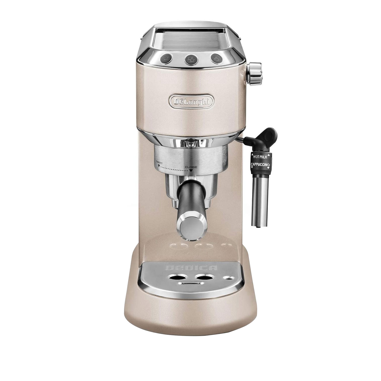 DeLonghi EC 785.BG DEDICA METALLICS THE BARISTA PACK Espressomaschine beige