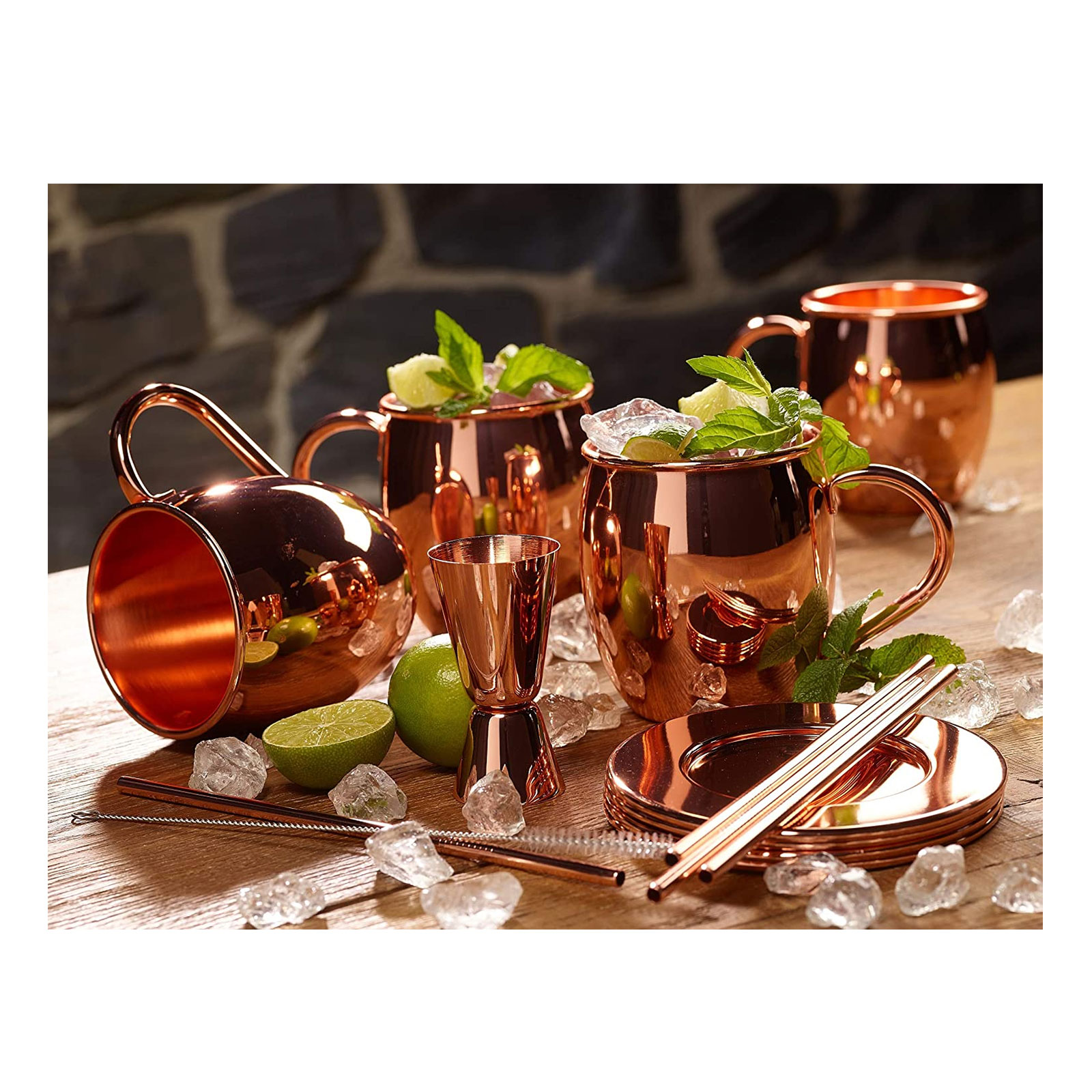 Echtwerk EW-MM-1714G MOSCOW MULE BECHER SET 13tlg MM-1714G