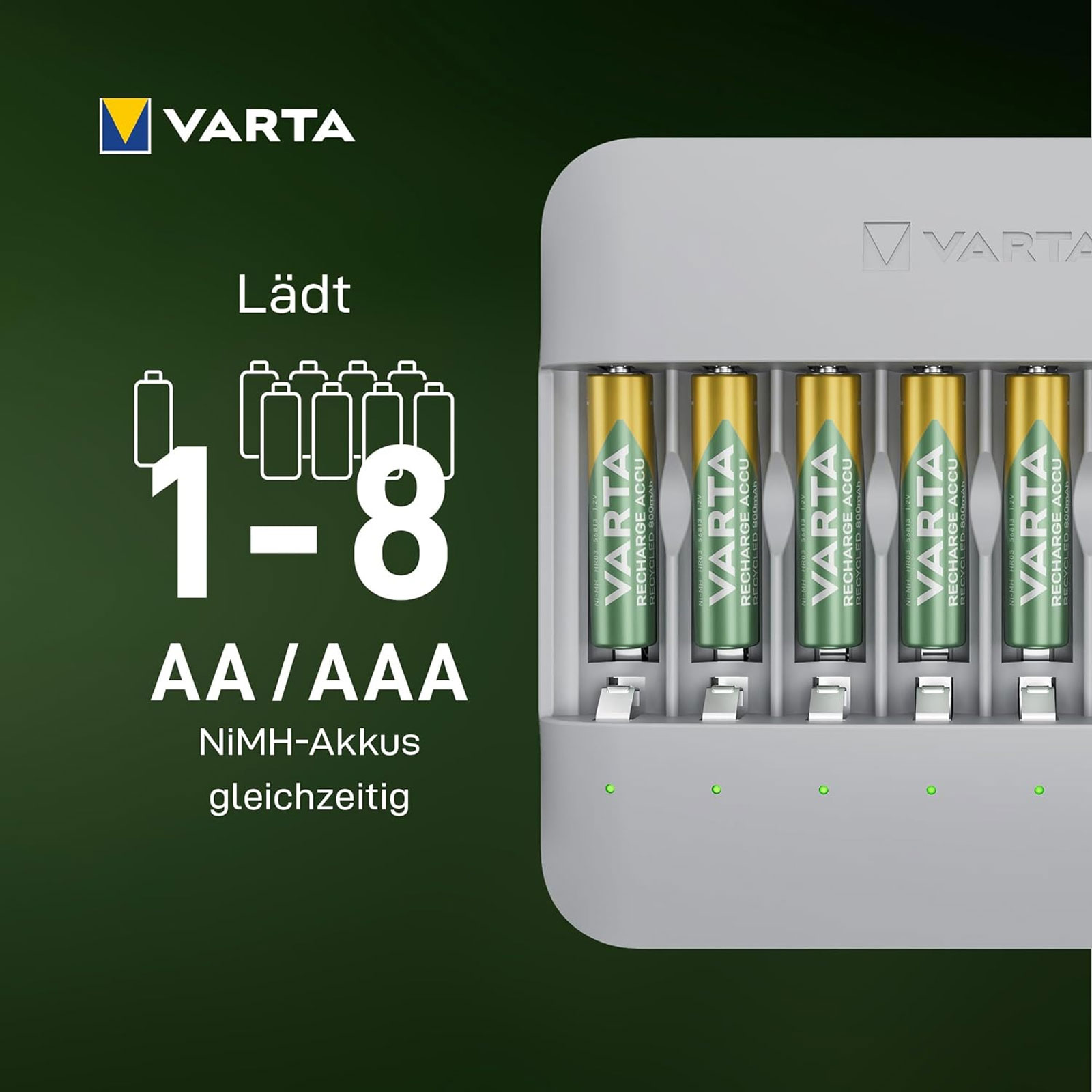 VARTA Ladegerät Eco Charger M.R ohne Bat.