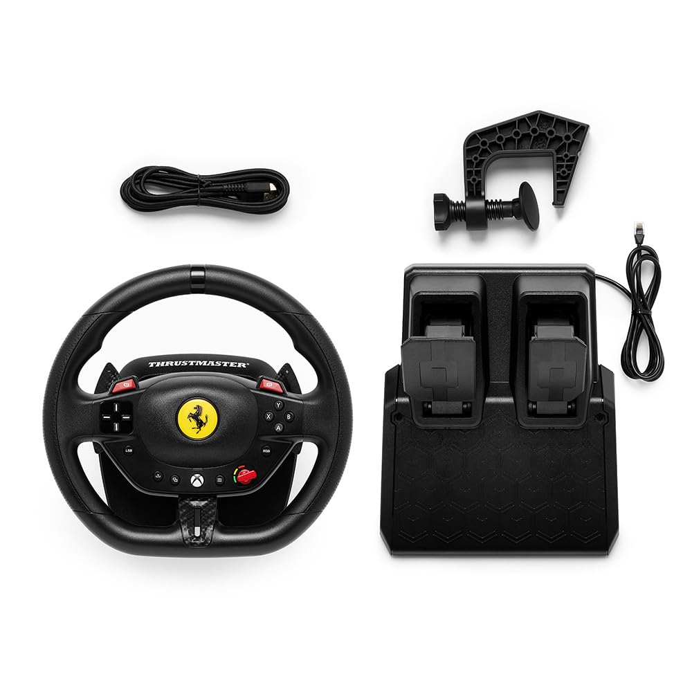 Thrustmaster T98 Ferrari 296 GTS, Rennlenkrad für Xbox, PC