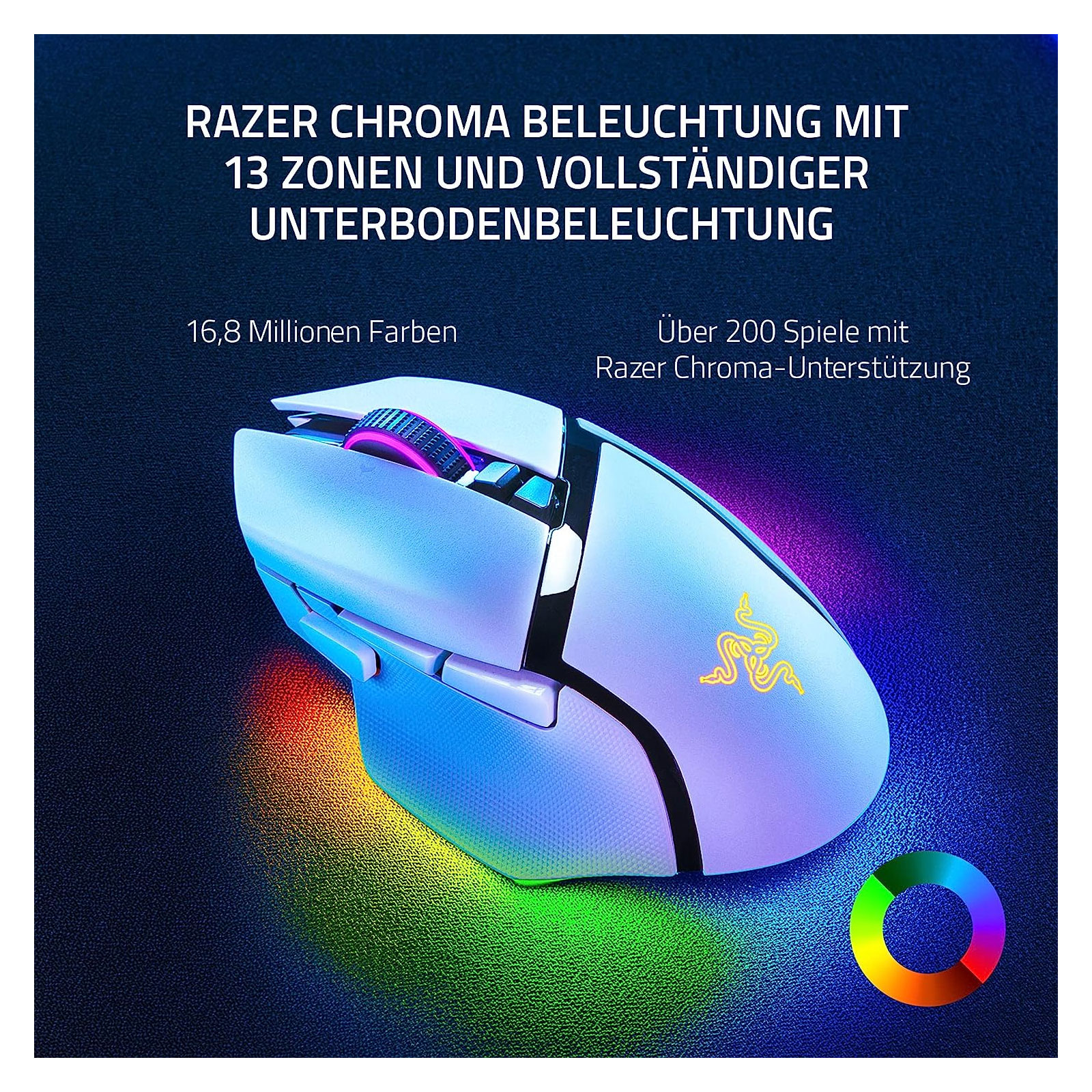 RAZER Basilisk V3 Pro Gaming-Maus, Weiß