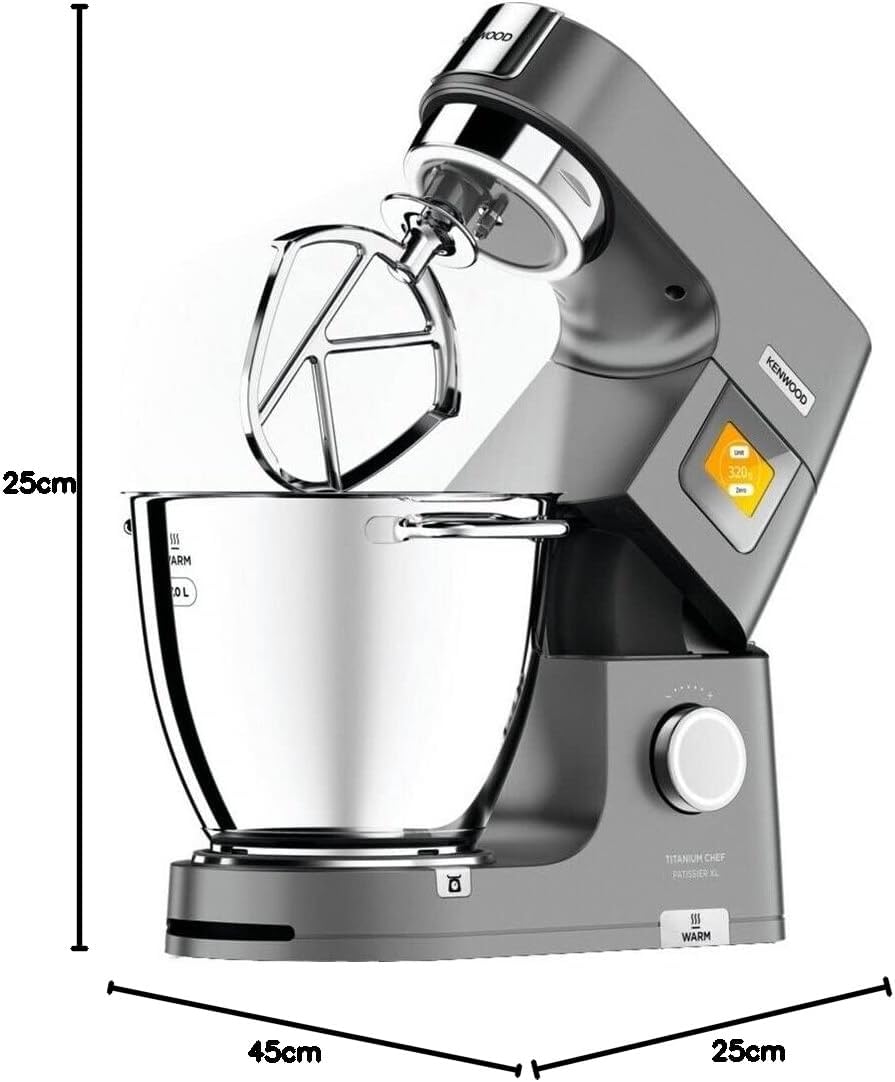 KENWOOD Küchenmaschine Titanium Chef Patissier XL KWL90.244SI