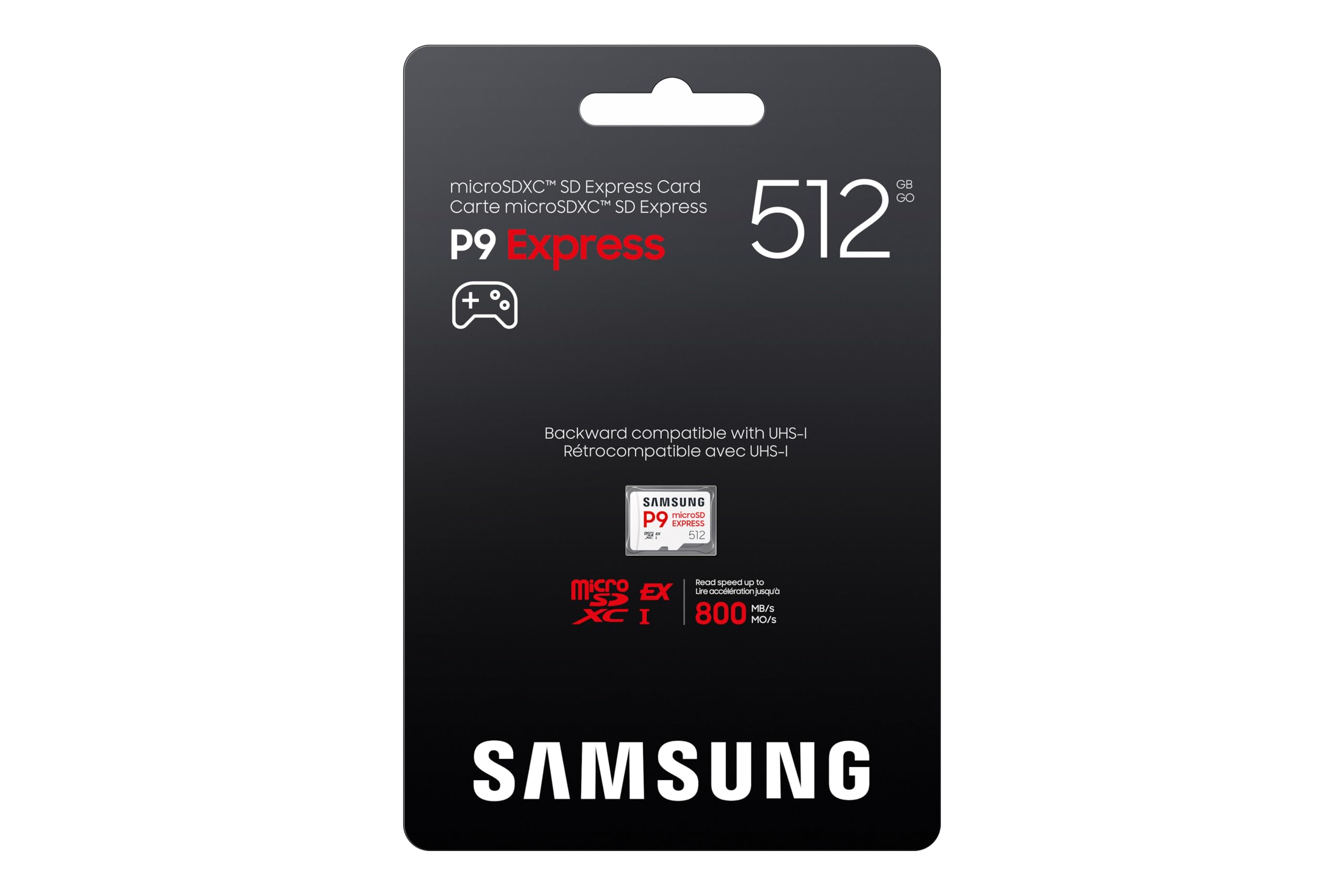 Samsung P9 Express microSD Express 512 GB, High-Speed Gaming Speicherkarte