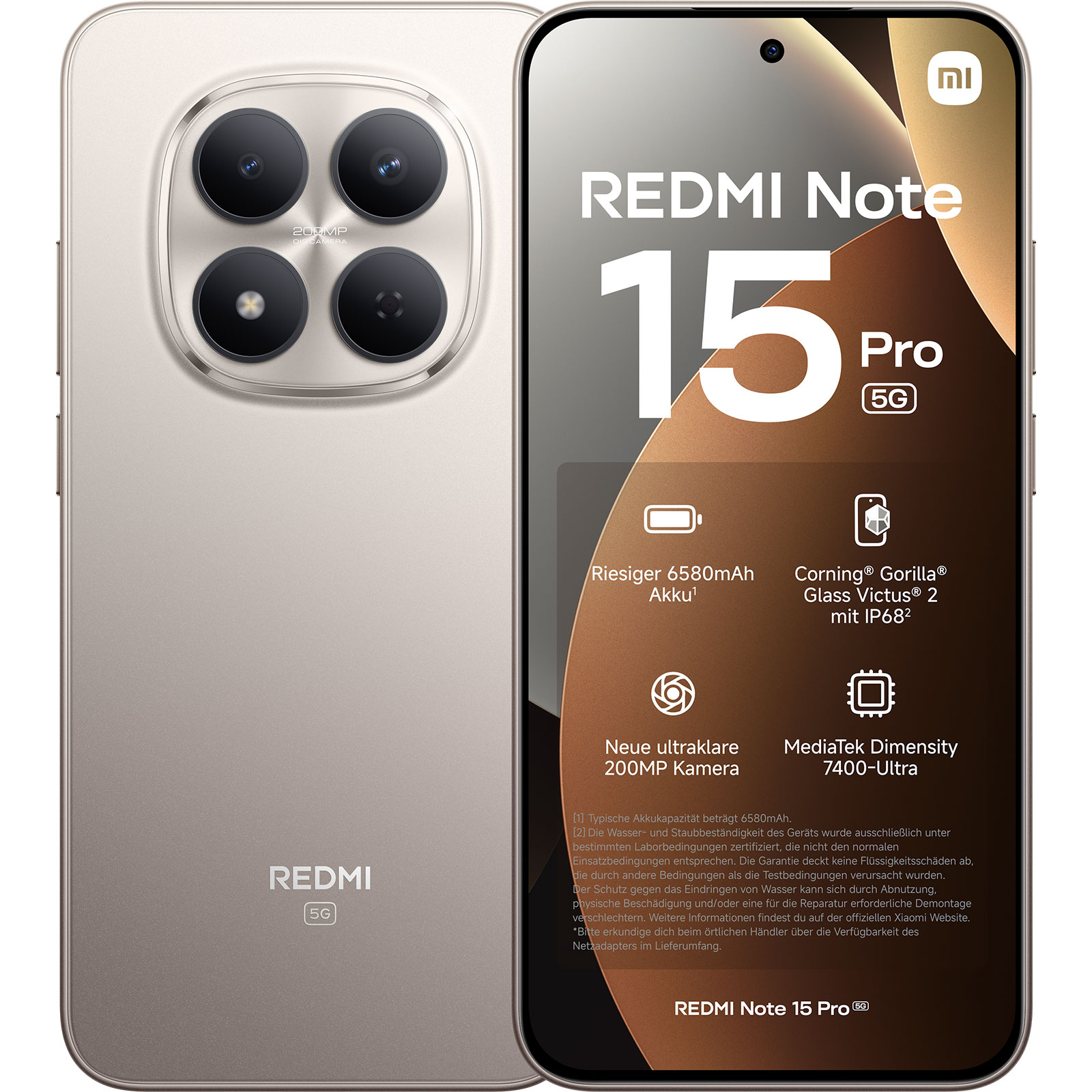 Xiaomi Redmi Note 15 Pro 5G 8GB + 256GB Smartphone
