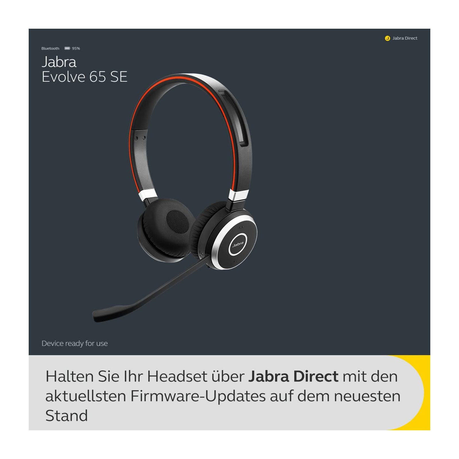 Jabra Evolve 65 SE Schnurloses Stereo- Headset