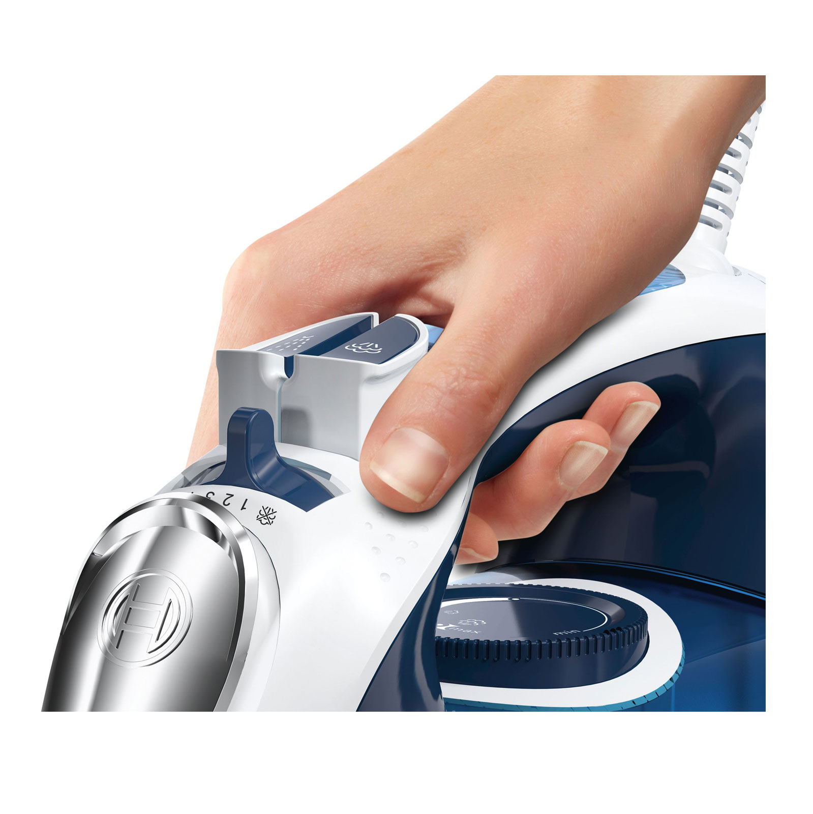 Bosch TDA5029210 Dampfbügeleisen Cera-Glissée 2900 W night blue/ice blue