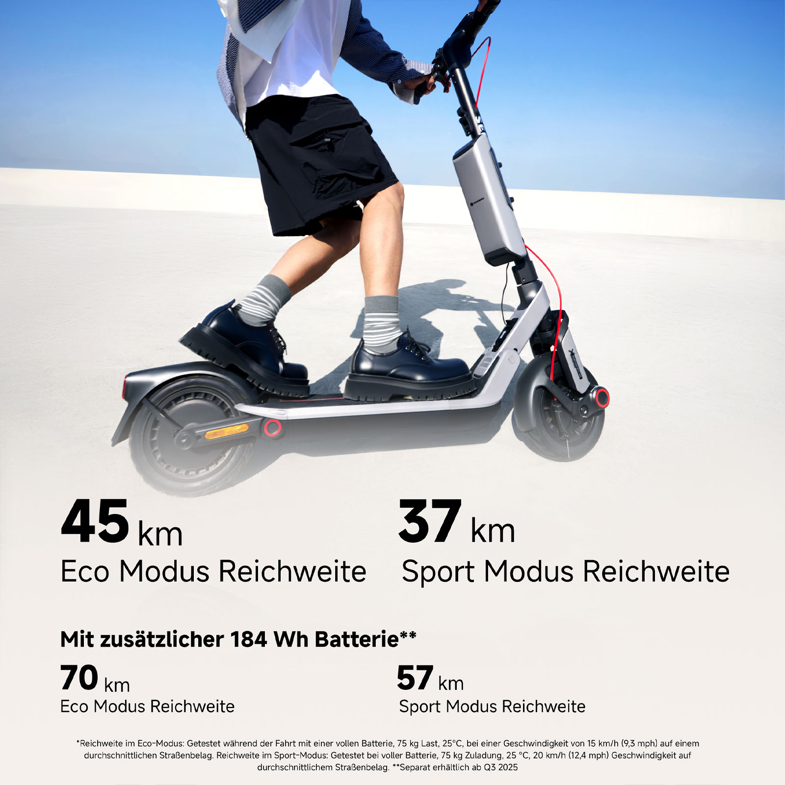 Segway eKickScooter Ninebot E3 D E-Scooter