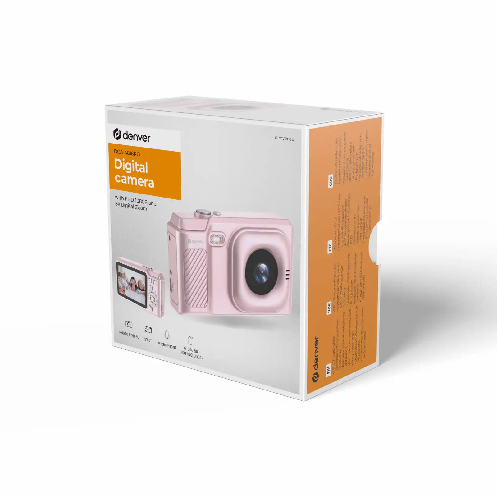 DENVER DCA-4818 Kompaktkamera Schwarz