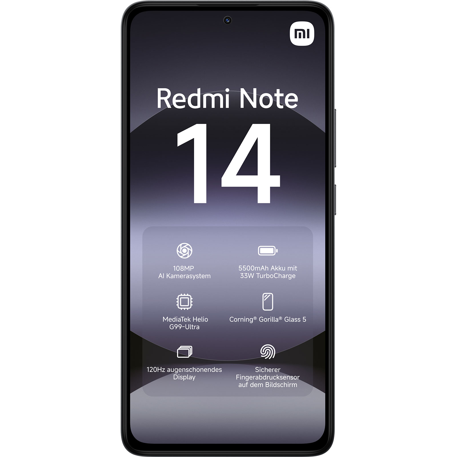 Xiaomi Redmi Note 14 Schwarz