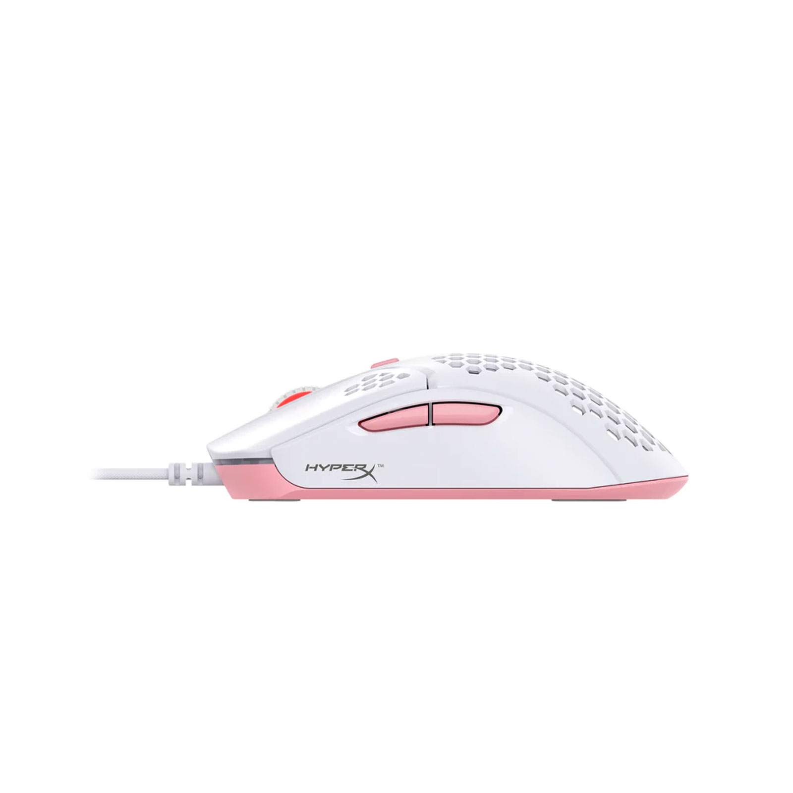 HyperX Pulsefire Haste weiß-pink, kabelgebunden Gaming-Maus