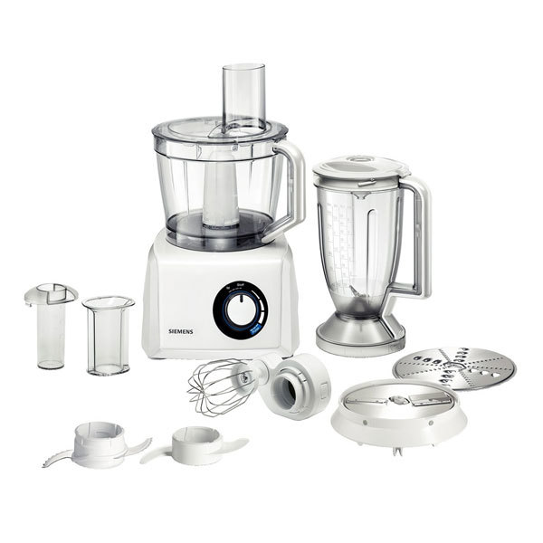 Siemens MK82010 Kompakt-Küchenmaschine 3,9 l Kunststoff-Rührschüssel 1,5 l Mixer