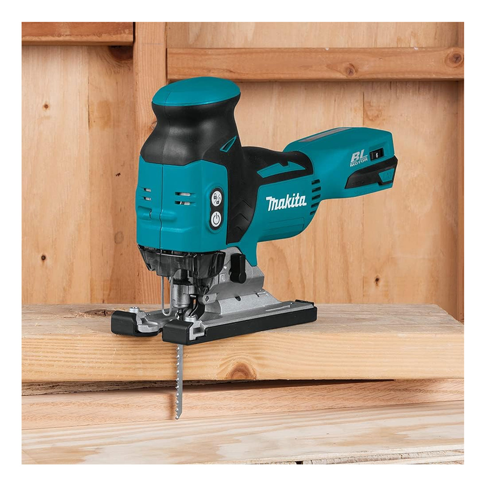 Makita Akku-Pendelhubstichsäge 18V (ohne Akku, ohne Ladegerät) DJV181Z Makita Akku-Pendelhubstichsäge 18V (ohne Akku, ohne Ladegerät) DJV181Z