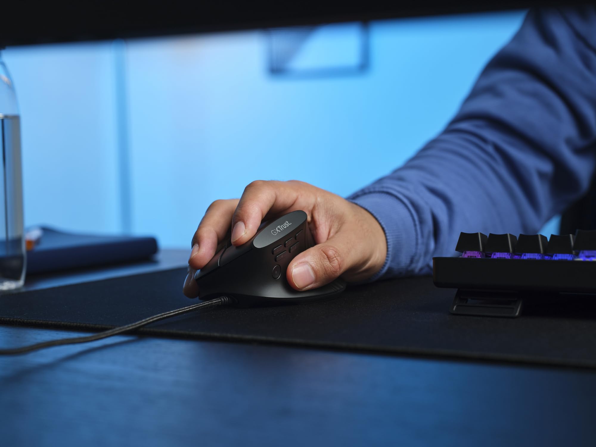 GXTrust 145 Rexxa Vertikale Gaming Maus mit Programmierbaren Tasten