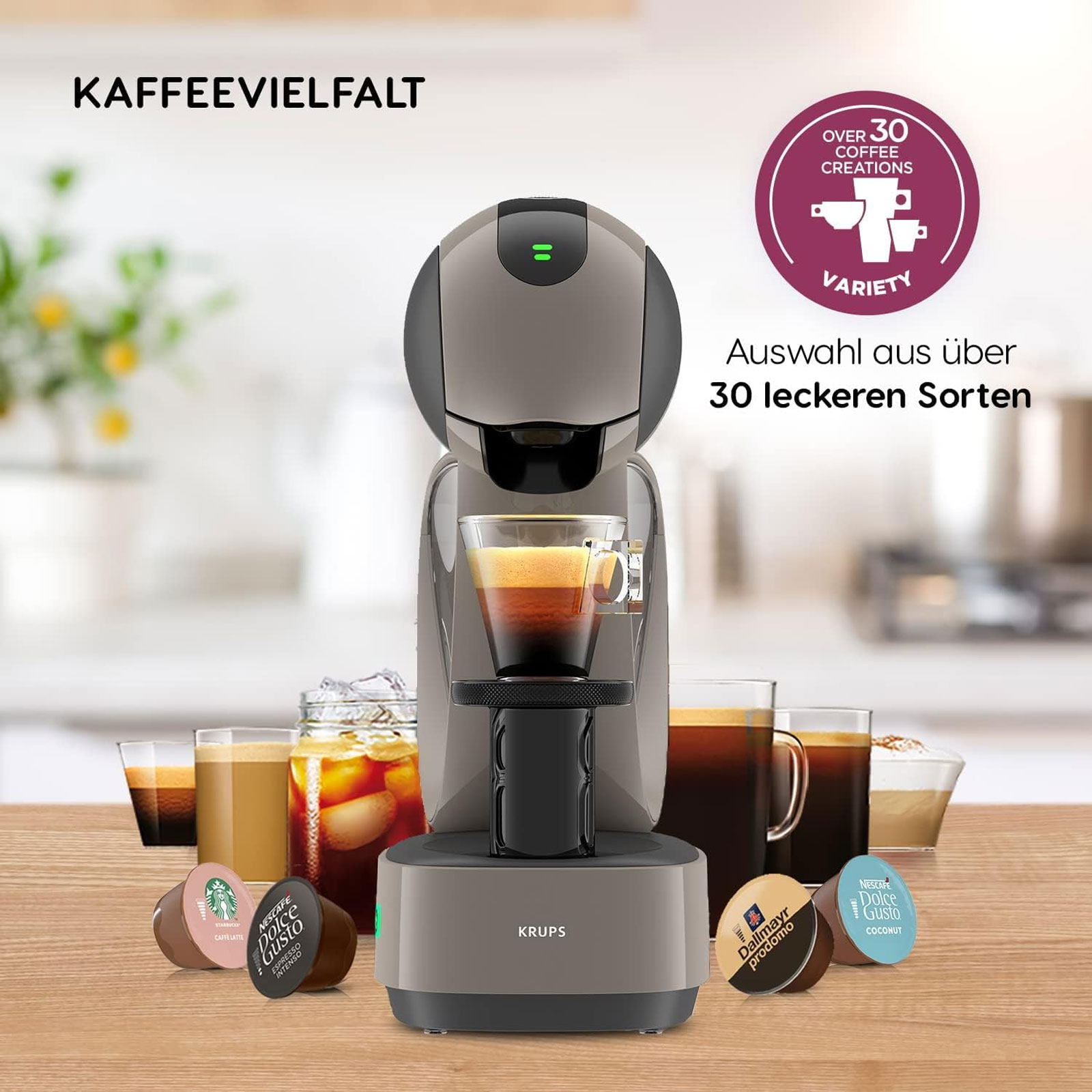 Krups Infinissima Touch KP270A.25 NDG  Kaffee-Kapselmaschine mit Touchdisplay