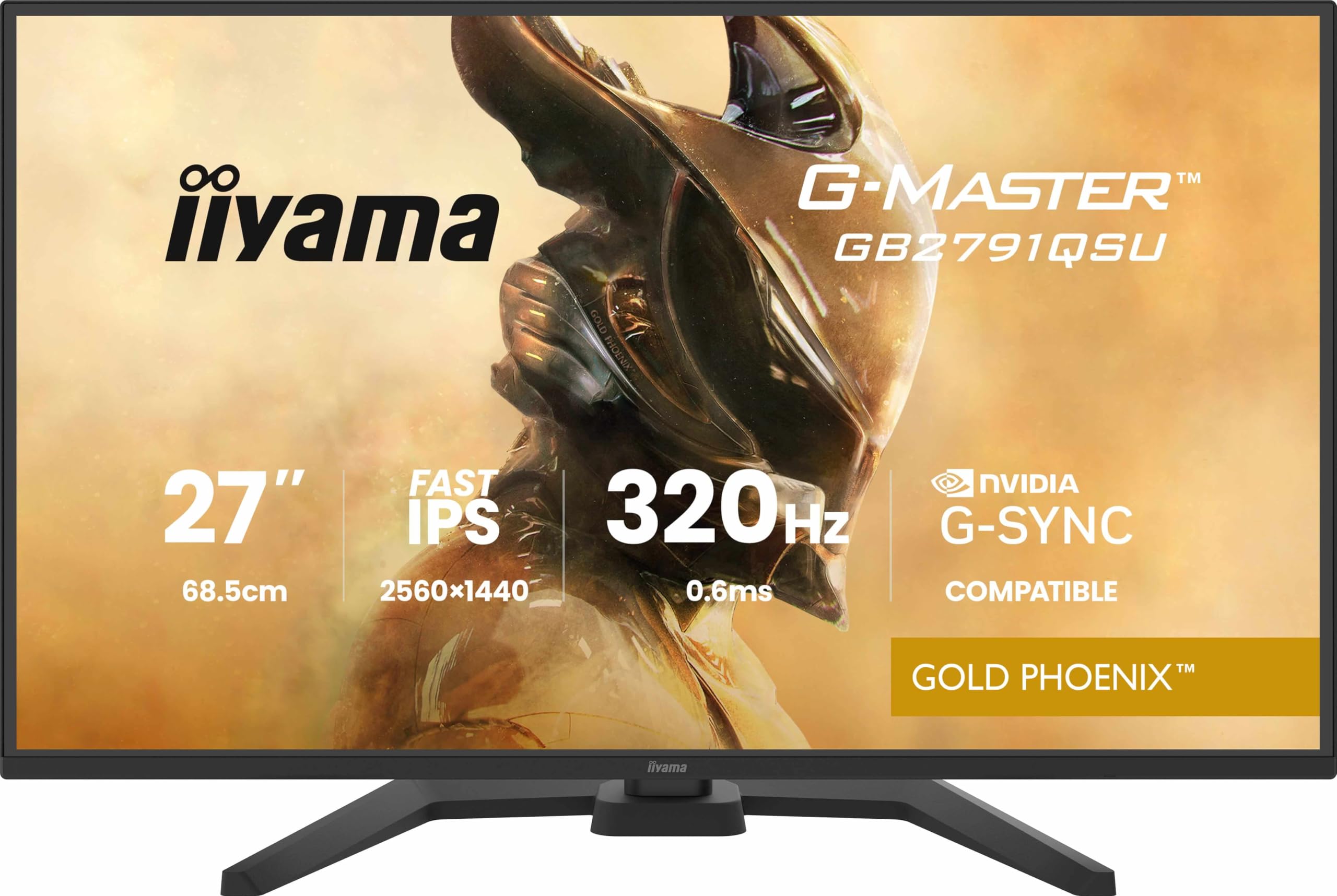 iiyama G-Master Gold Phoenix GB2791QSU-B1 68,5cm 27" Fast IPS LED Gaming Monitor