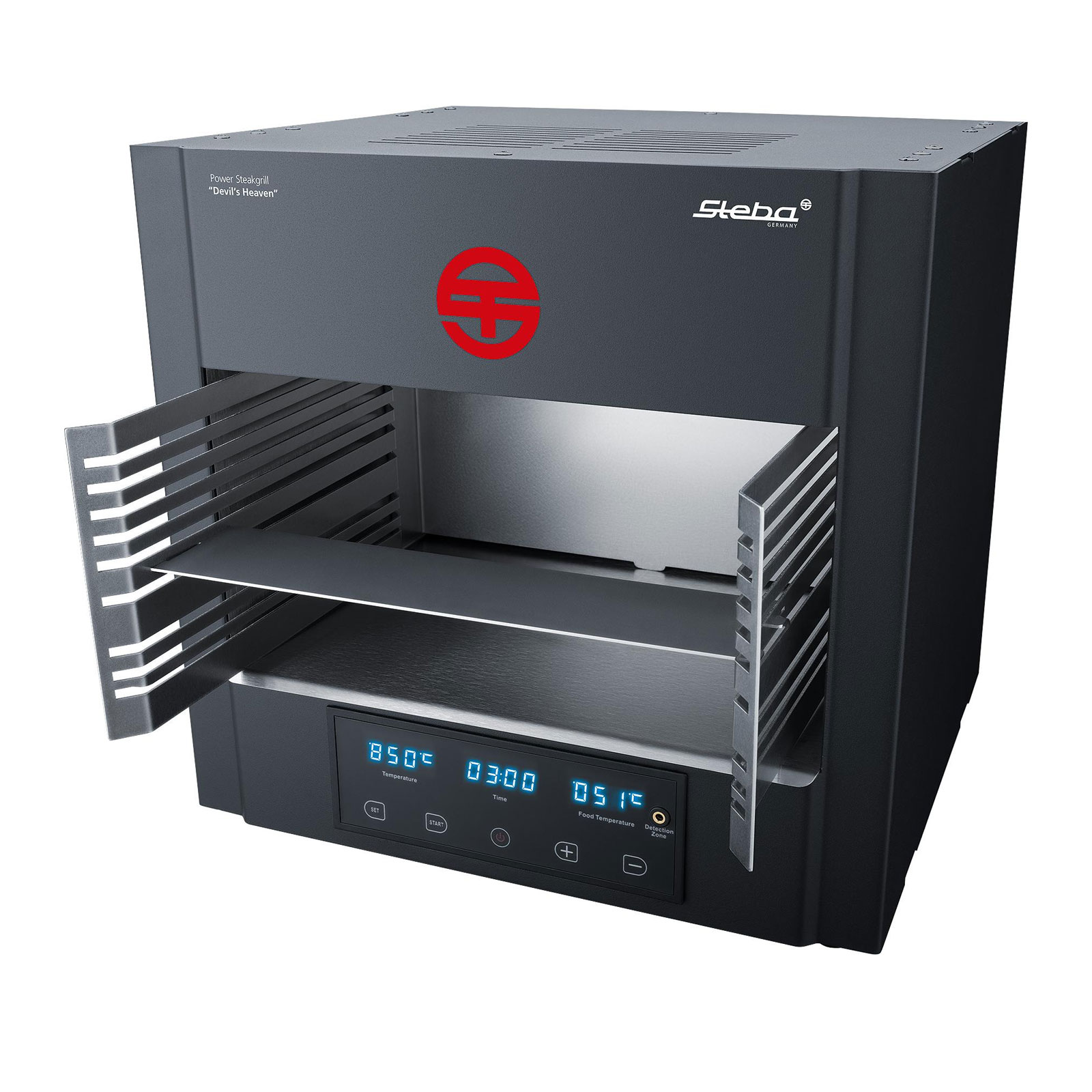 STEBA PS E2600 XL Steakgrill Devil's Heaven Power schwarz STEBA PS E2600 XL Steakgrill Devil's Heaven Power schwarz