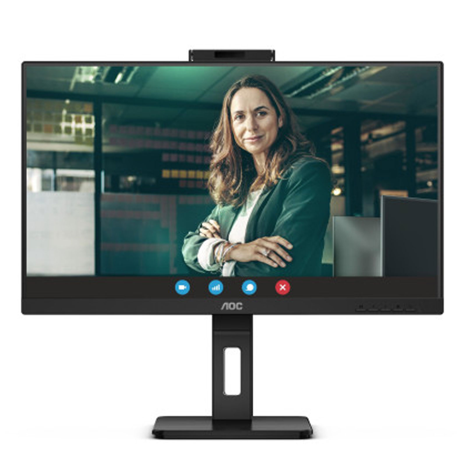 AOC Monitor 24P3CW, P3, Schwarz, 23,8 Zoll, Full HD, IPS, 75 Hz, 4 ms