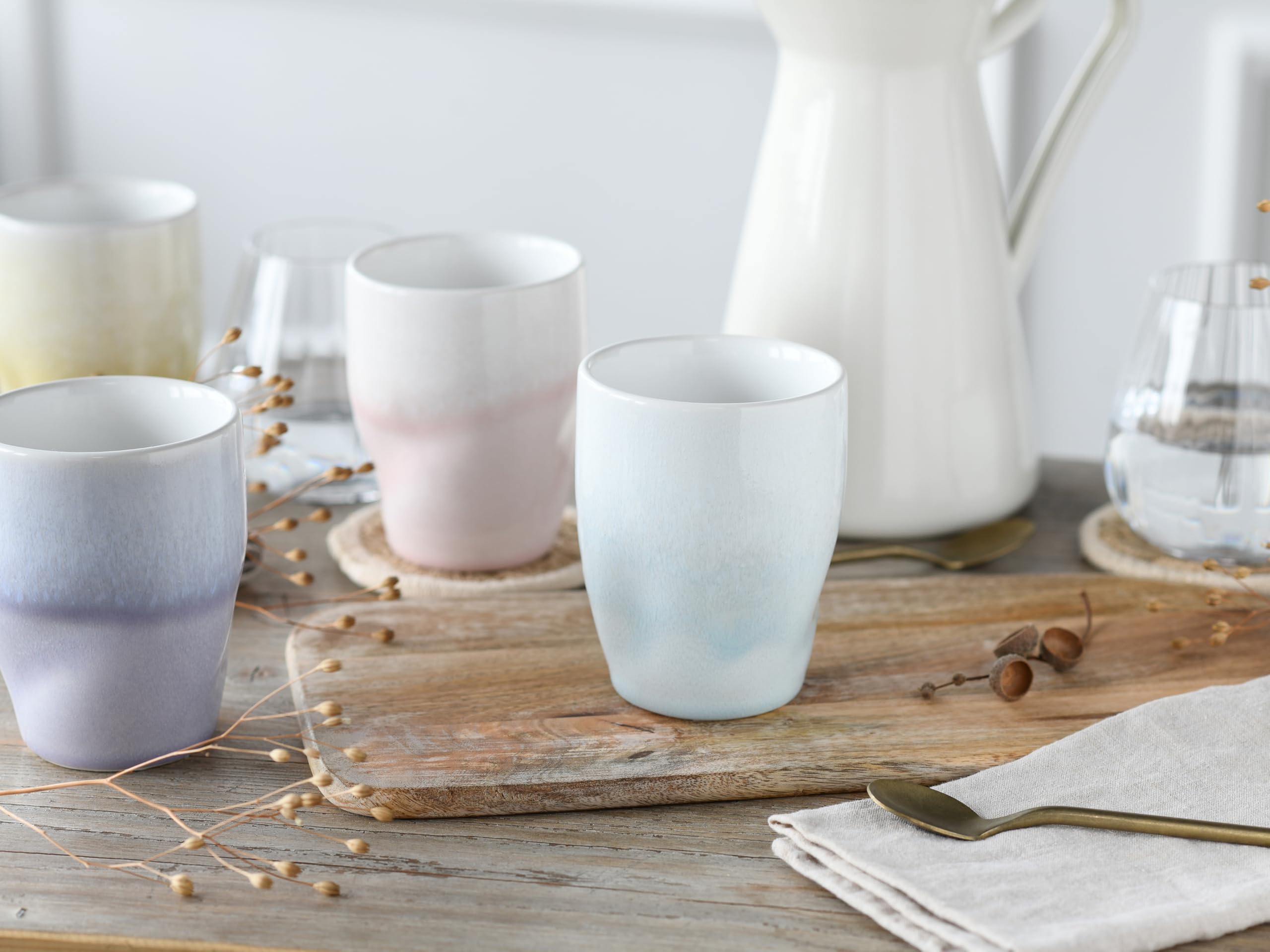 CreaTable, 24343, Serie Squeezy Maytime, 4-teiliges Geschirrset für 4 Personen