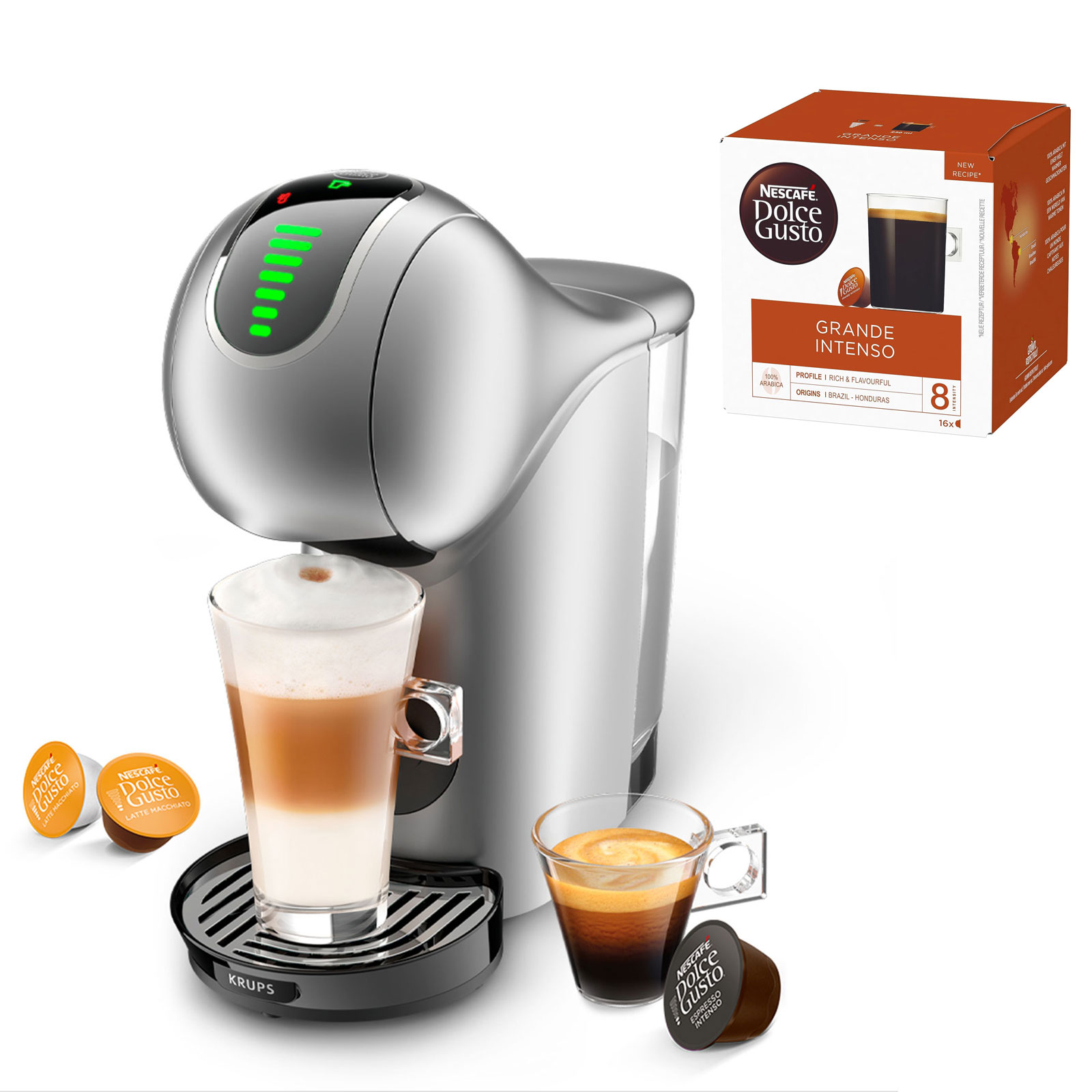 Krups KP440E.20 Dolce Gusto Genio S Kapselmaschine inkl Grande Intenso