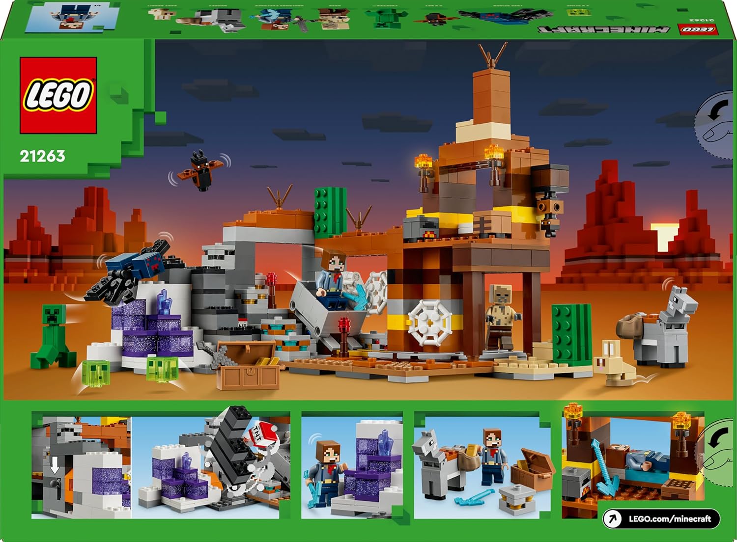 LEGO Minecraft Die Mine in den Badlands 21263