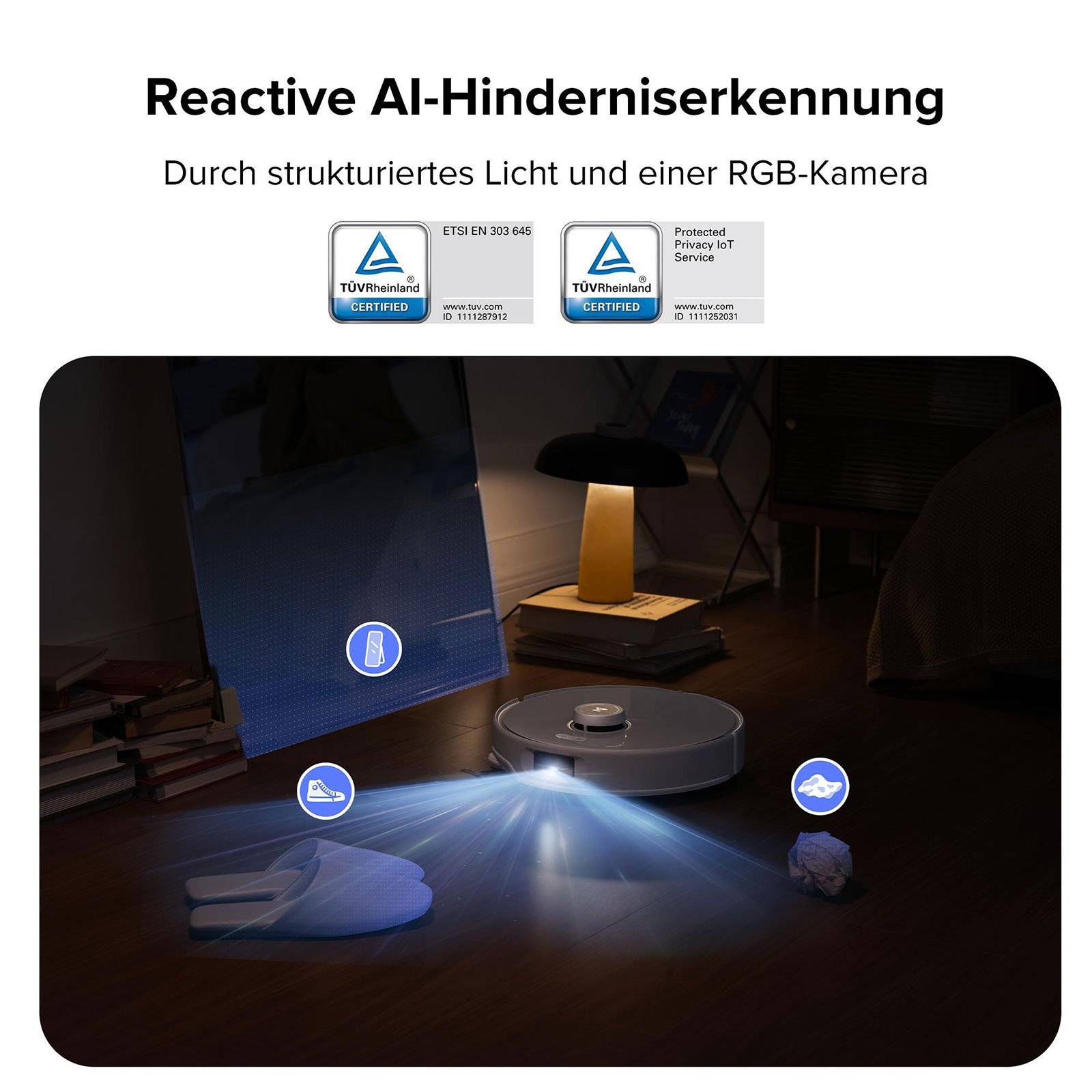 Roborock Qrevo Curv Saugroboter mit Wischfunktion