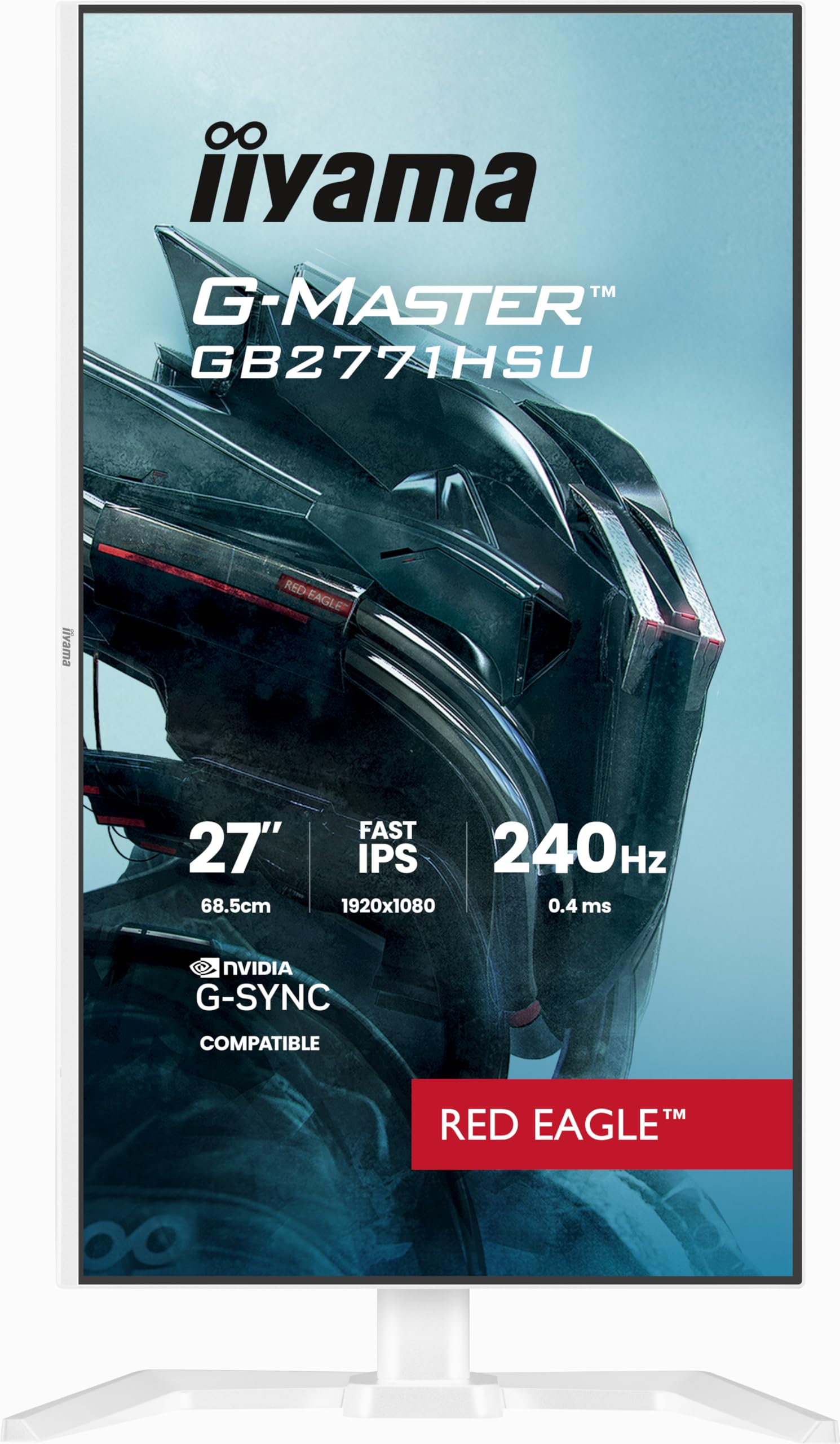 iiyama G-Master Red Eagle GB2771HSU-W1 27" Monitor Full HD Fast IPS 240Hz 0,4 ms