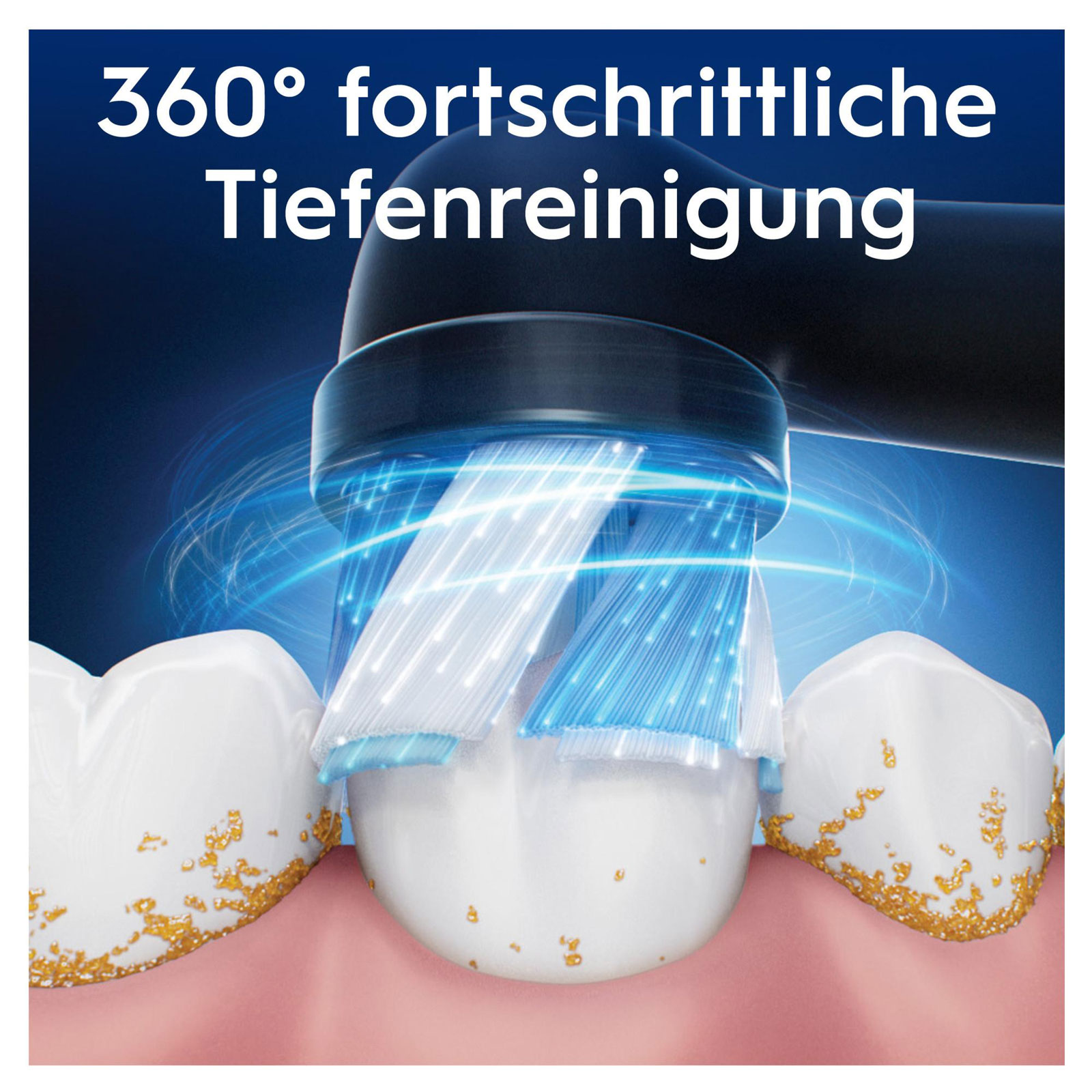 Oral-B iO Ultimative Reinigung, Original Aufsteckbürsten, Schwarz, 4er (passend für die Oral-B iO elektrische Zahnbürste)