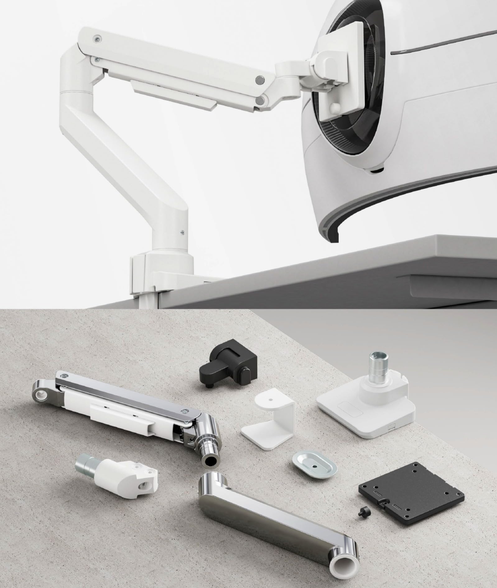 Equip 650181 Robuste Monitor-Tischhalterung für 17 bis 49 Zoll