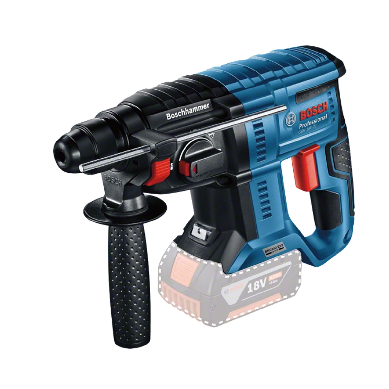 Bosch Professional GBH 18V-21 Bohrhammer (Akku)